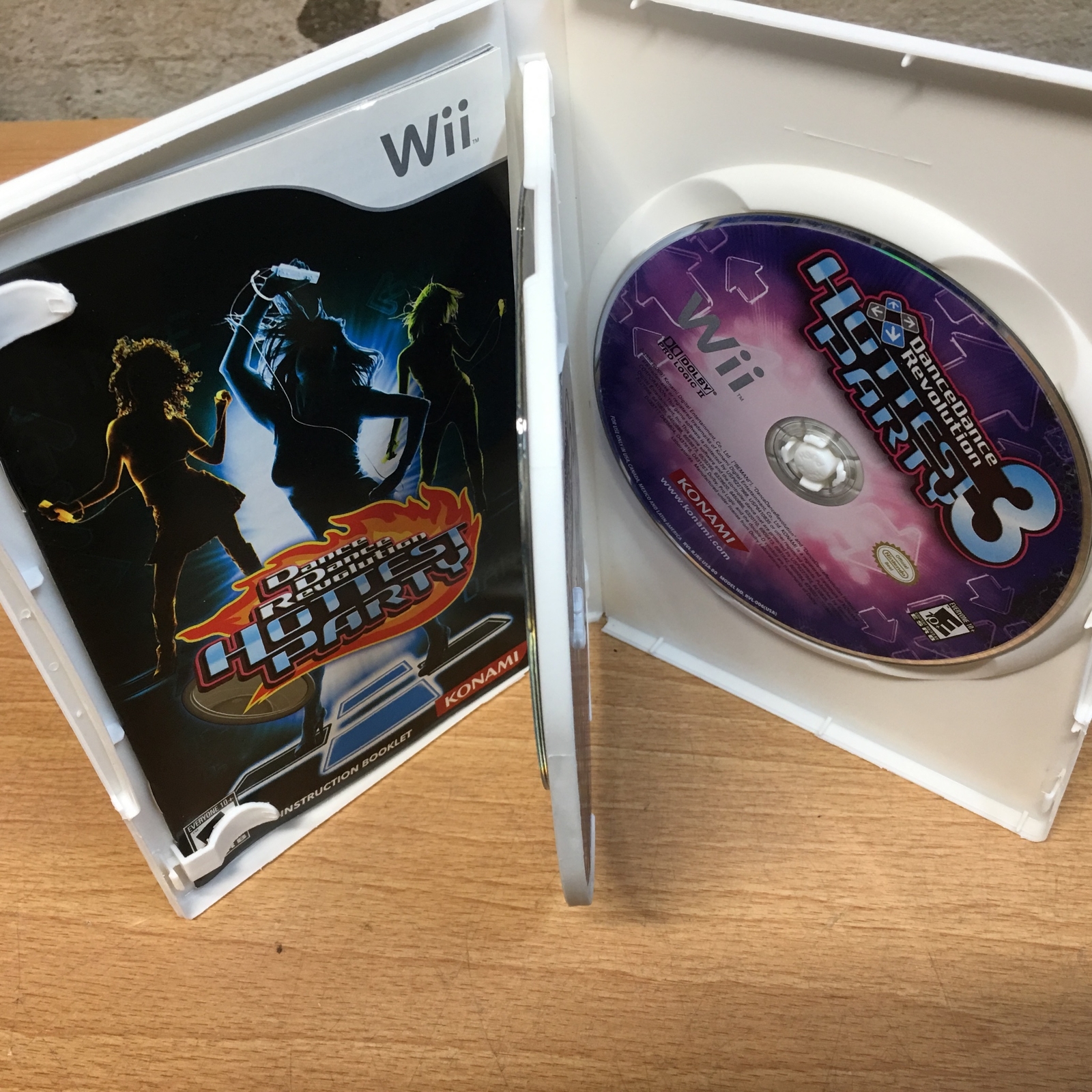 Dance Dance Revolution Hottest Party 1 2 3 Nintendo Wii 3 Game Bundle