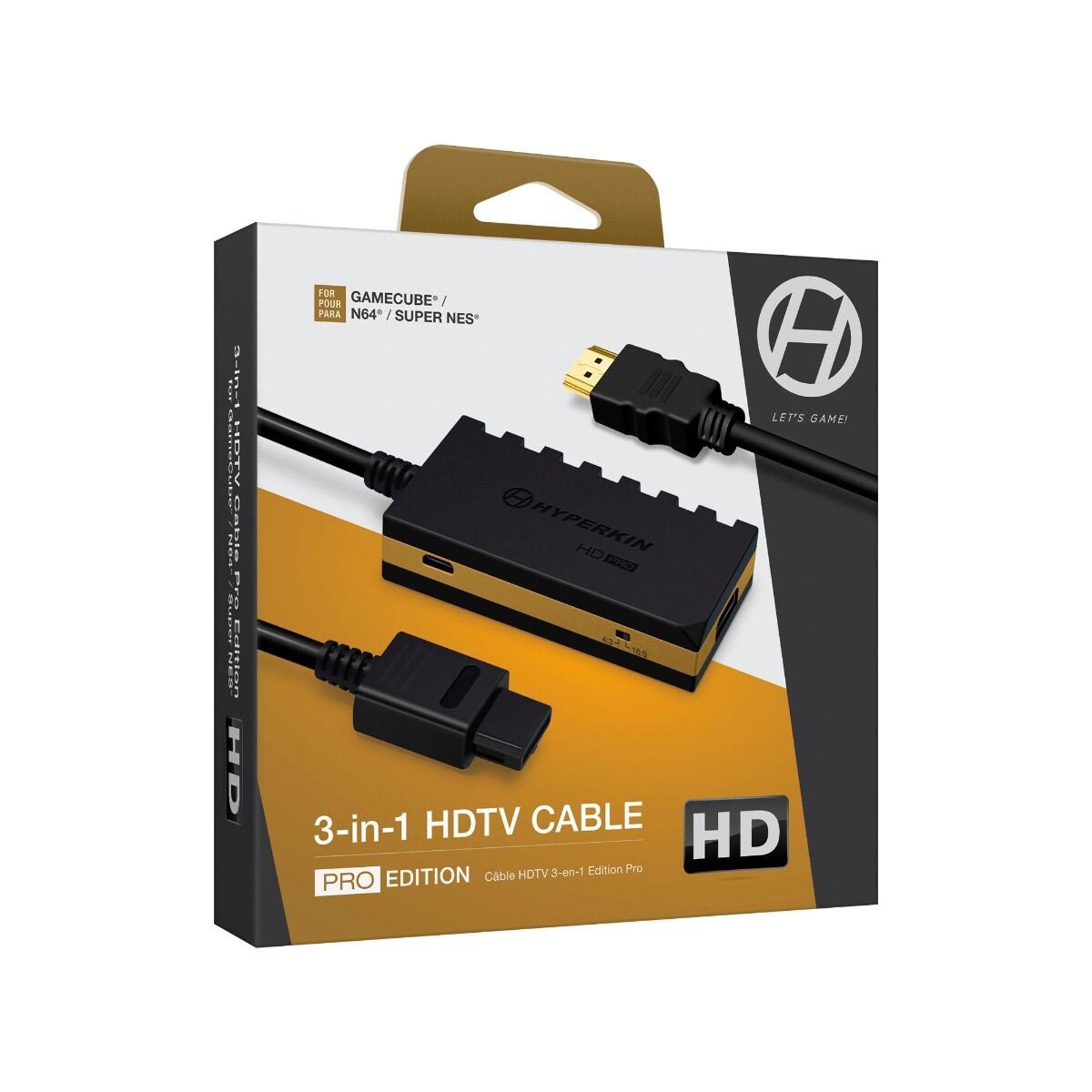 Hyperkin HDTV Cable HD Pro Edition 720p W/ 4 Visual Modes for GameCube/N64/SNES