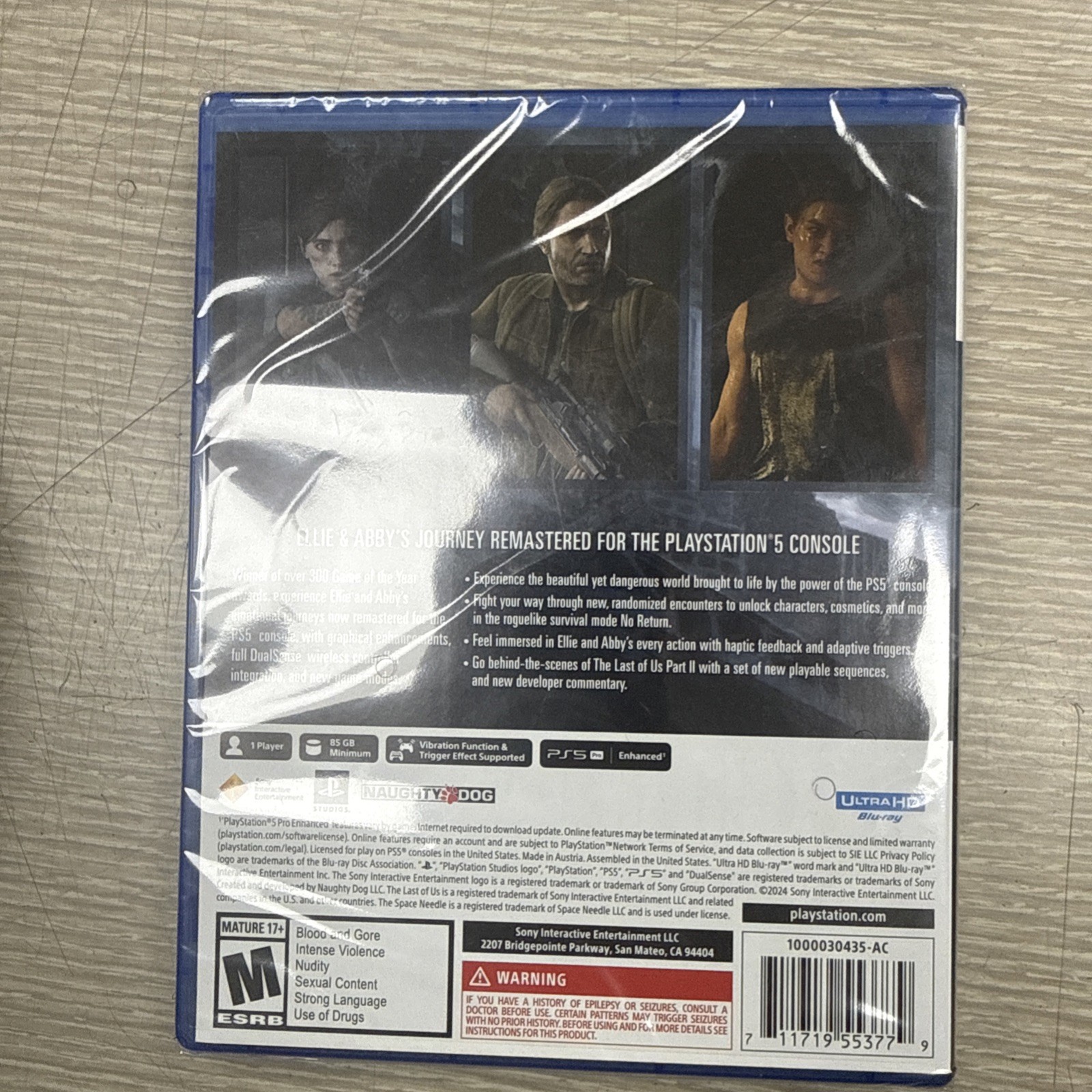 The Last of Us Part II Remastered – Sony PlayStation 5