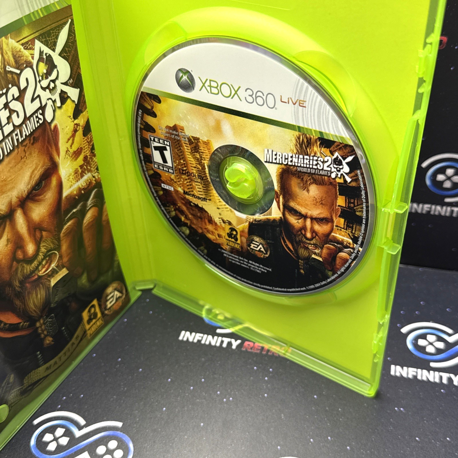 Mercenaries 2: World in Flames Xbox 360 CIB Refurbished & Tested Free Shipping