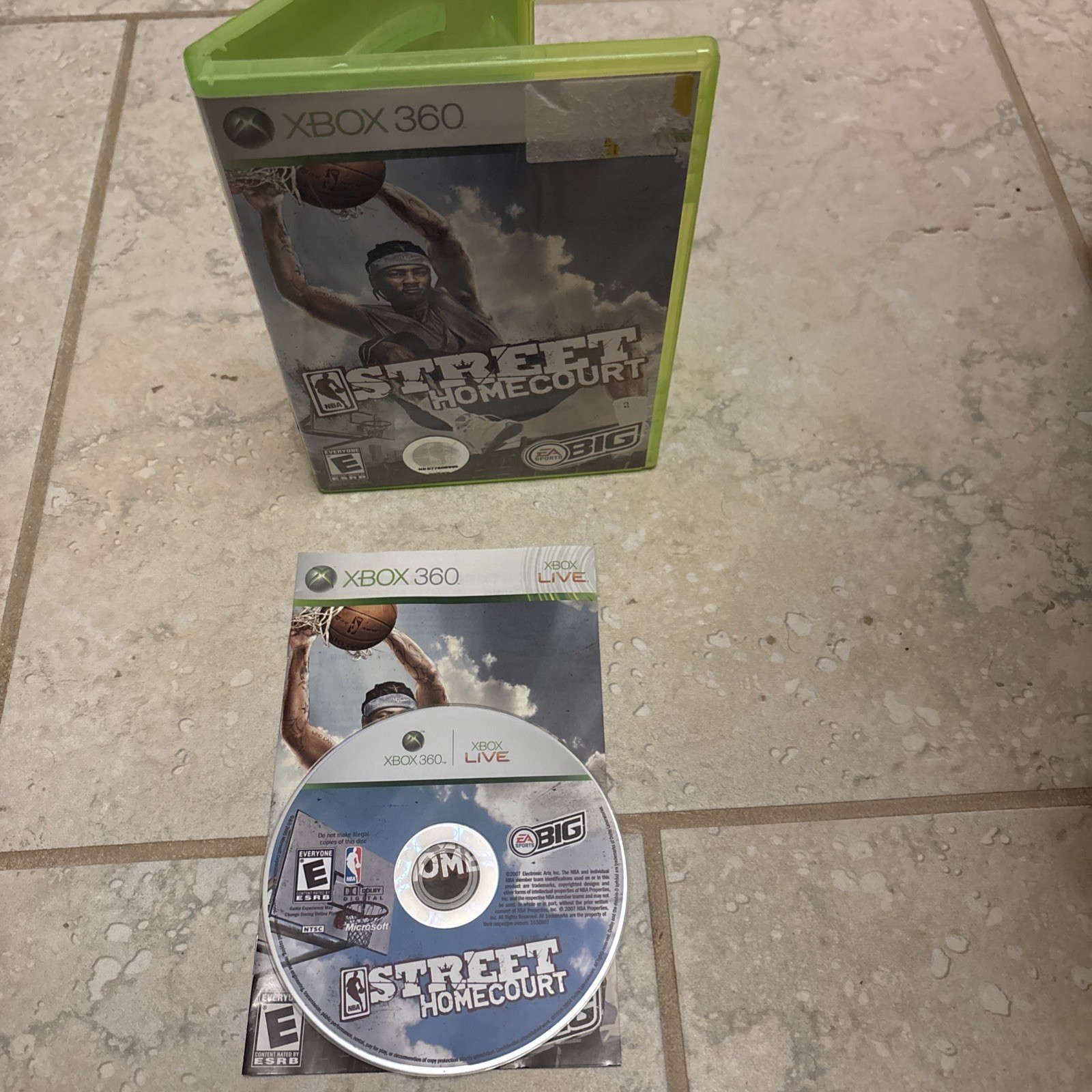 NBA Street Homecourt Xbox 360 Game Complete CIB Manual EA Sports BIG Microsoft