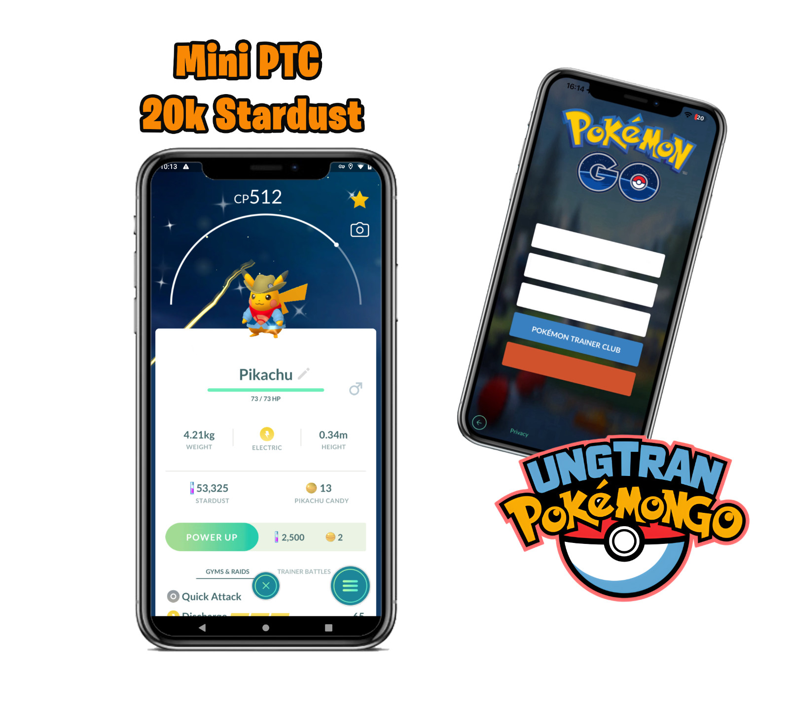 Shiny Excavator Pikachu – mini P T C 20k stardust
