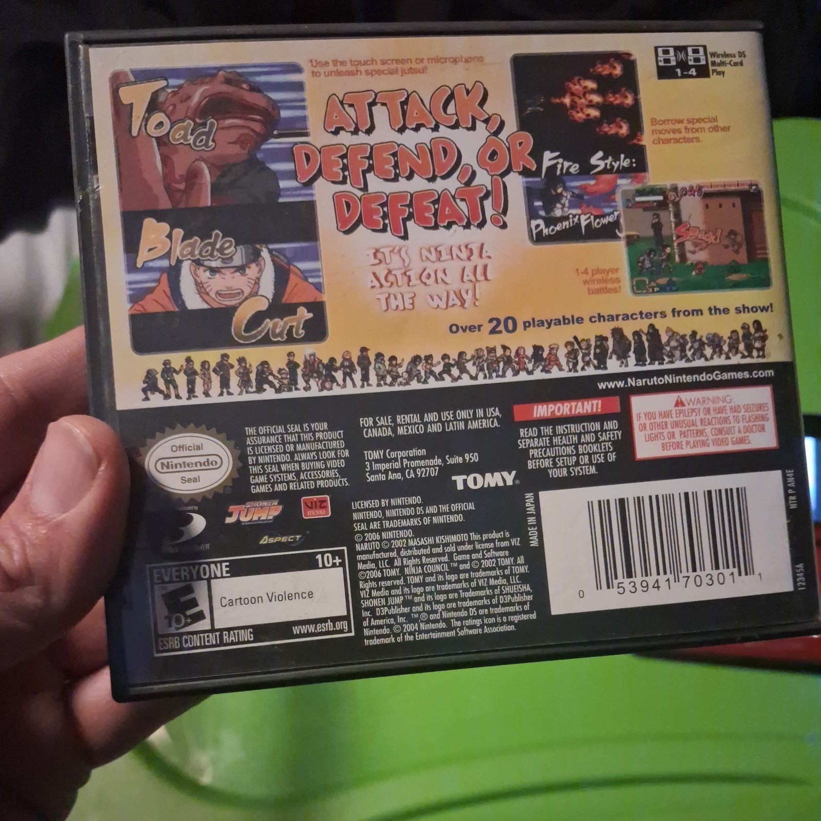 Naruto: Ninja Council 3 – Nintendo DS TESTED no book