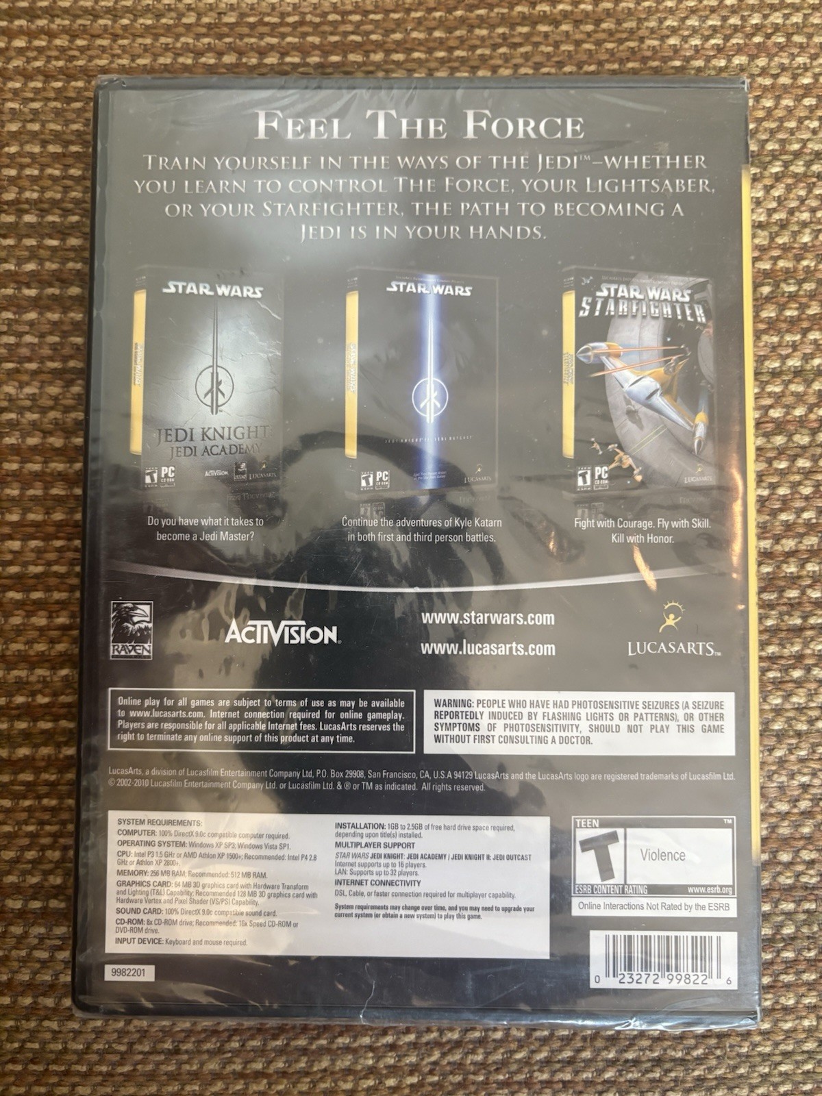 Star Wars Fan Favorites II (PC, 2010)- SEALED, NEW