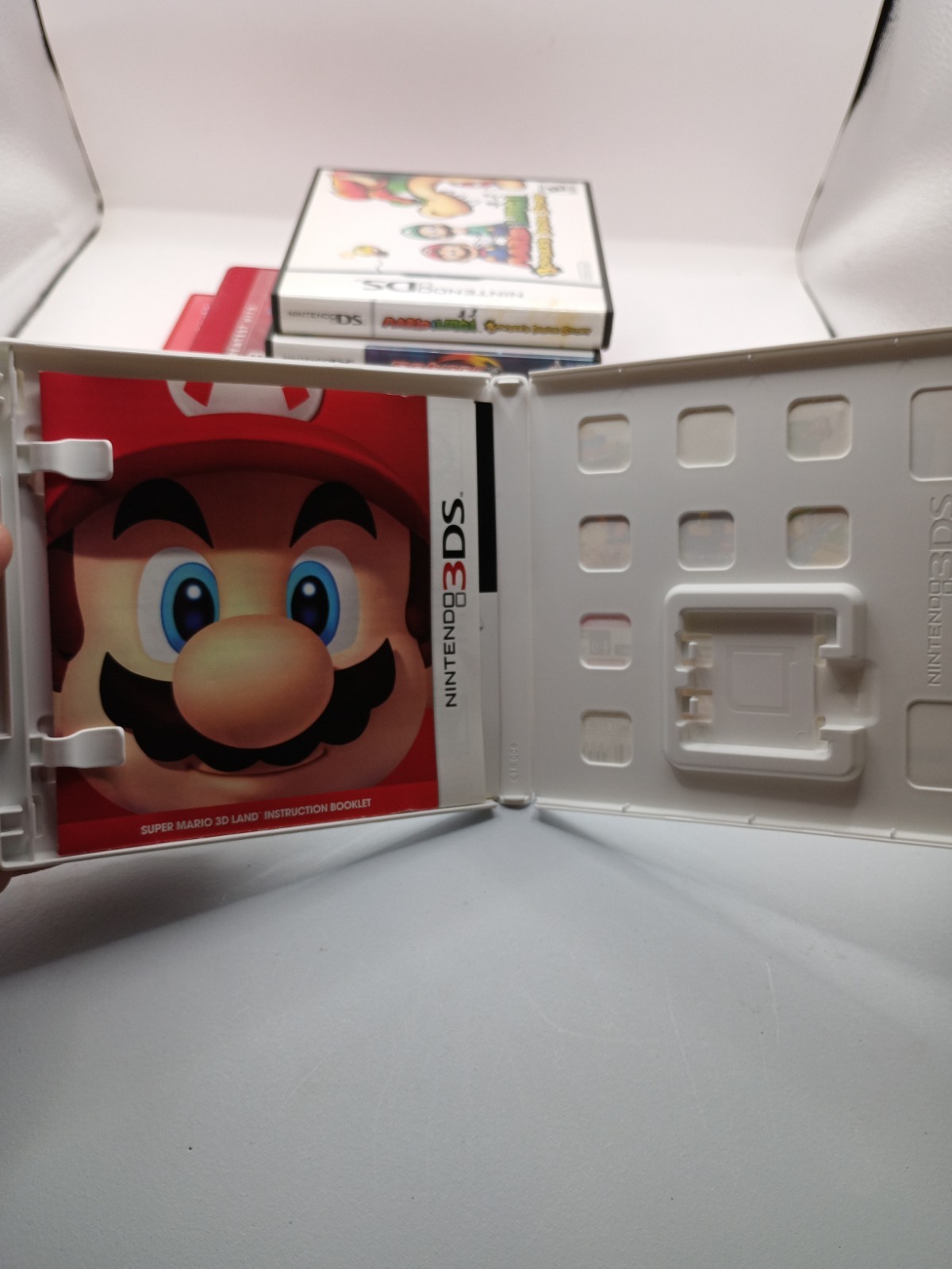 Nintendo DS, 3DS, PS3, And Wii Lot Of 8 Case And Manuals Only