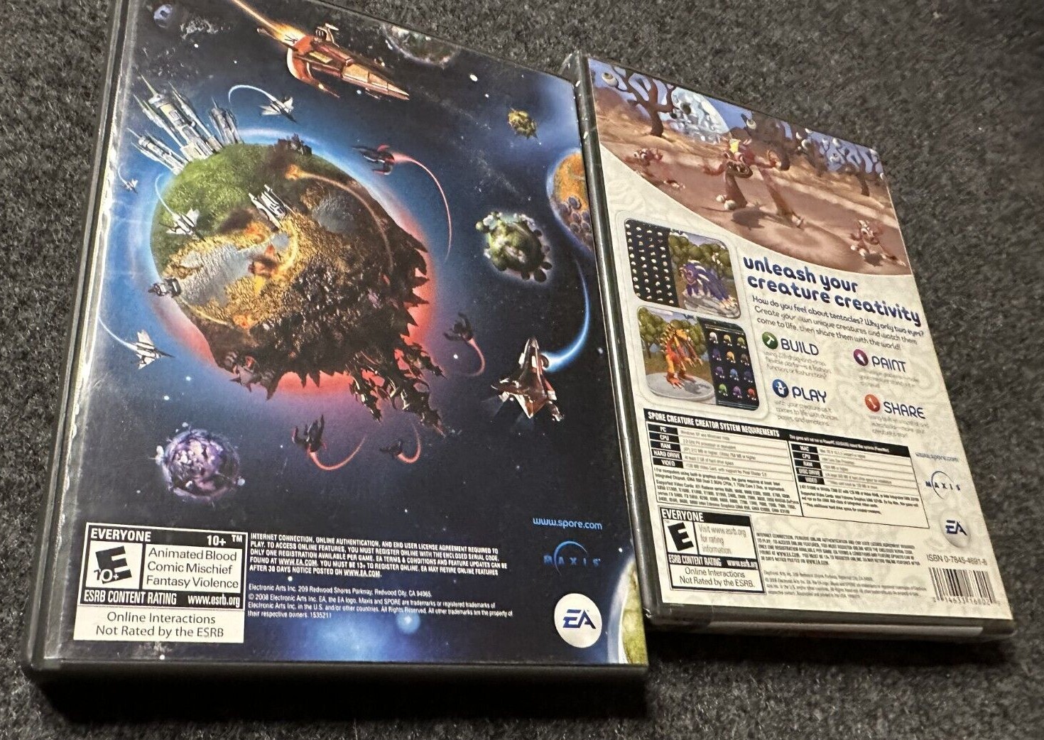 Spore with Spore Creature Creator (Windows/Mac, 2008) See Desc 1/2 NiB