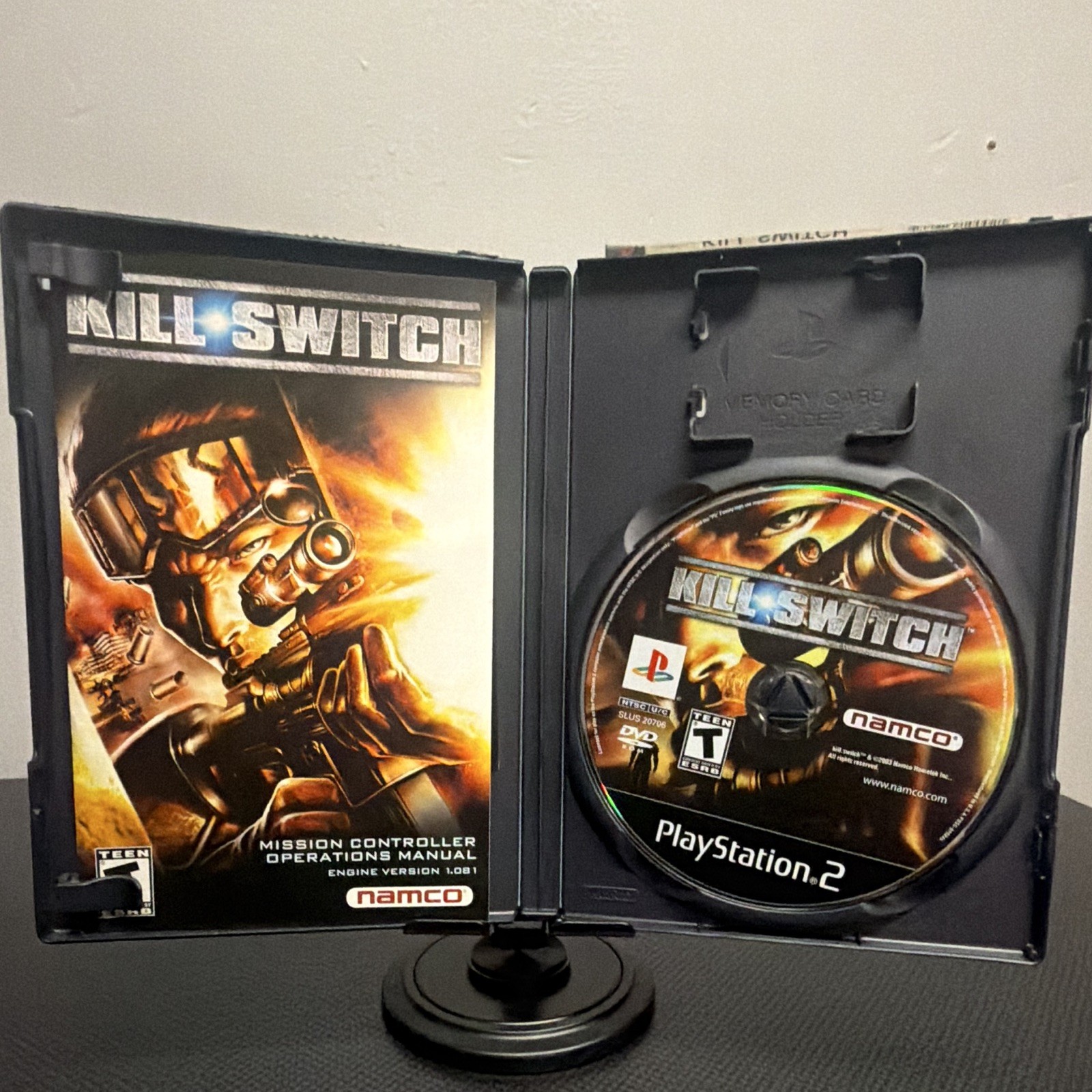 Kill Switch PS2 – Namco, Shooter, Manual Included, T-Teen, NTSC-U/C