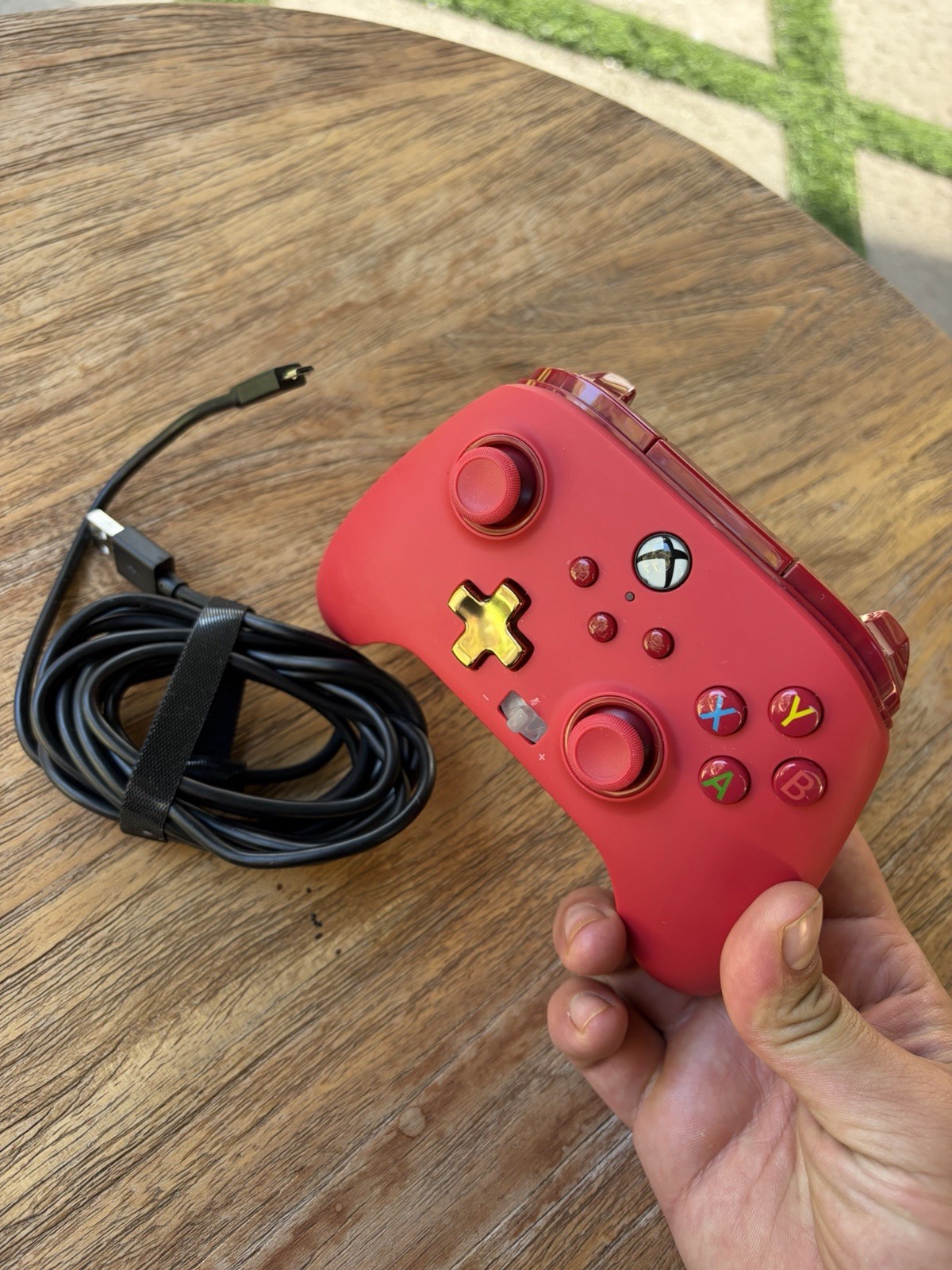 PowerA Enhanced Wired Controller Red, 10 ft USB, Xbox One/Series X|S