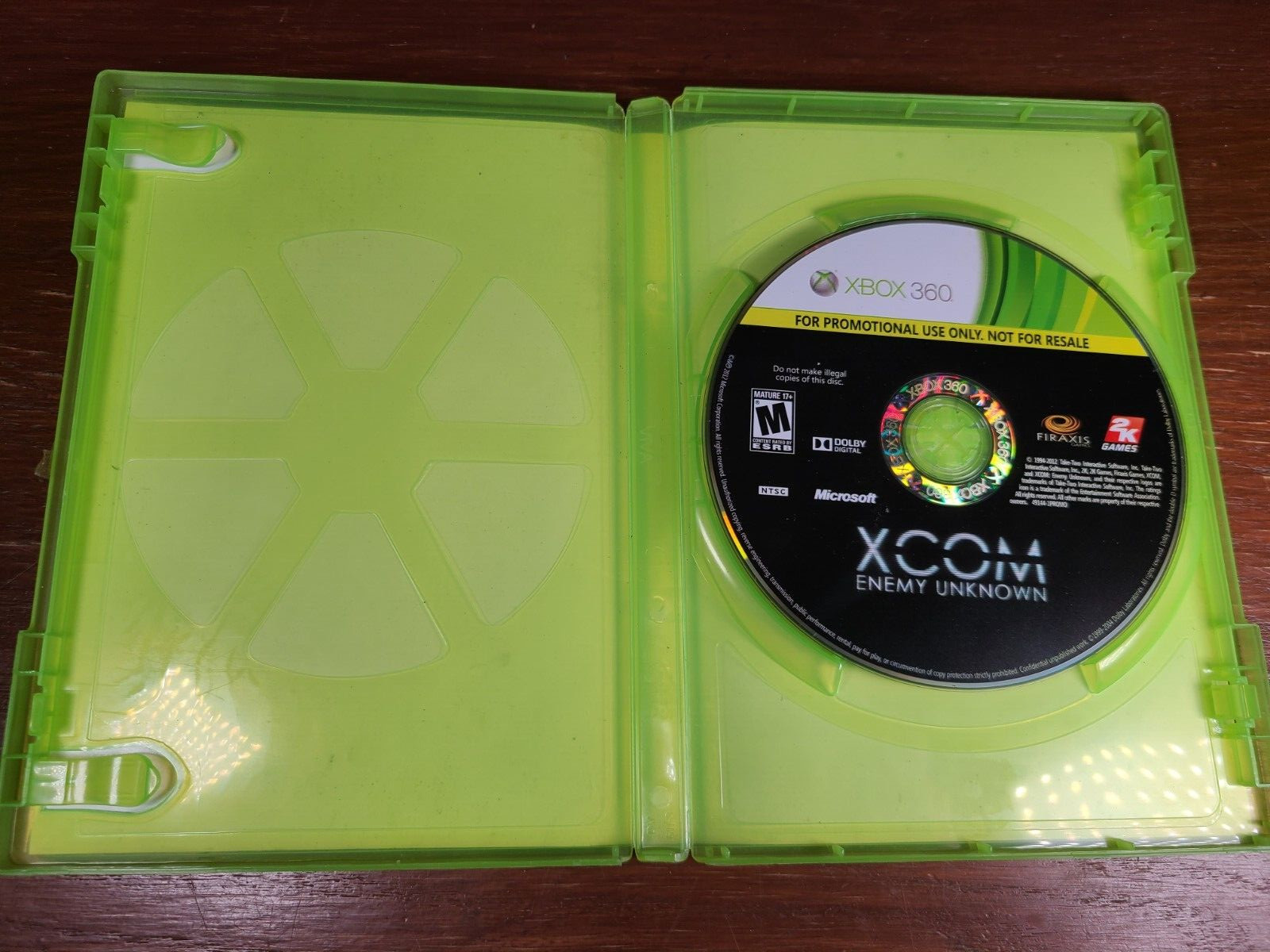 XCOM: Enemy Unknown (Xbox 360, 2012) Tested + Working