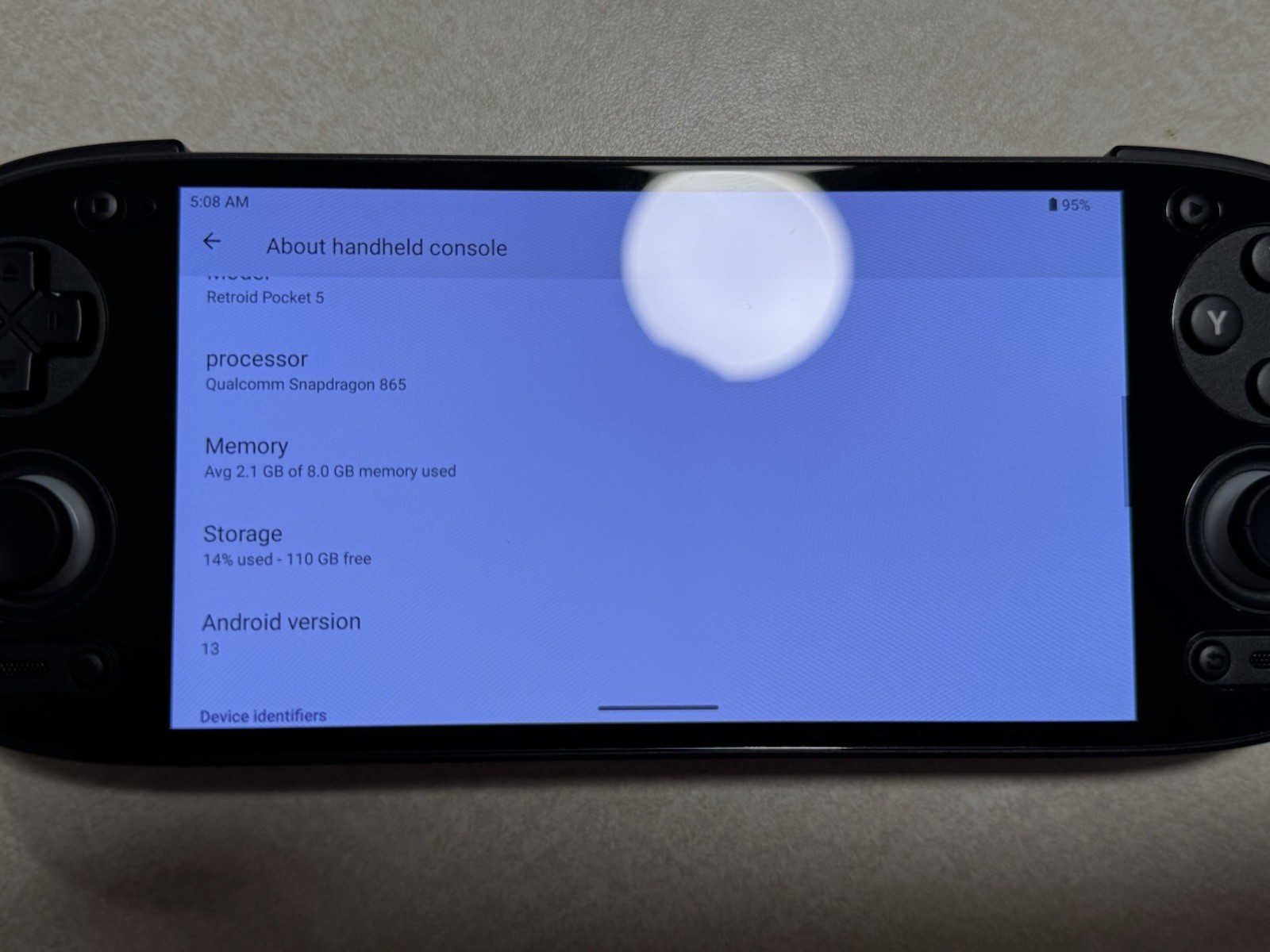 Retroid Pocket 5 (Black) 128GB/8GB + Case
