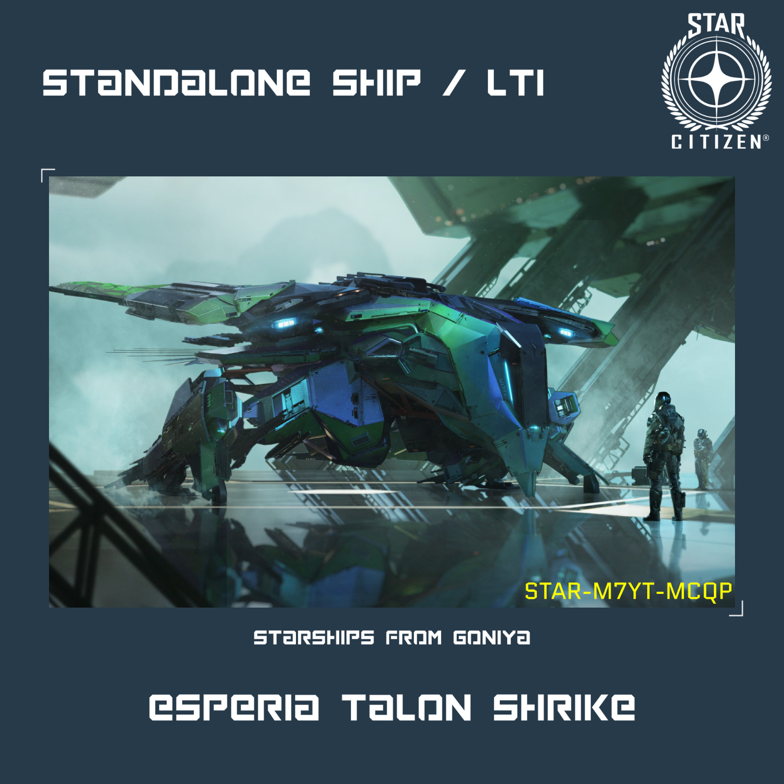 STAR CITIZEN – ESPERIA TALON SHRIKE – LTI – CCU’d – (Lifetime Insurance)