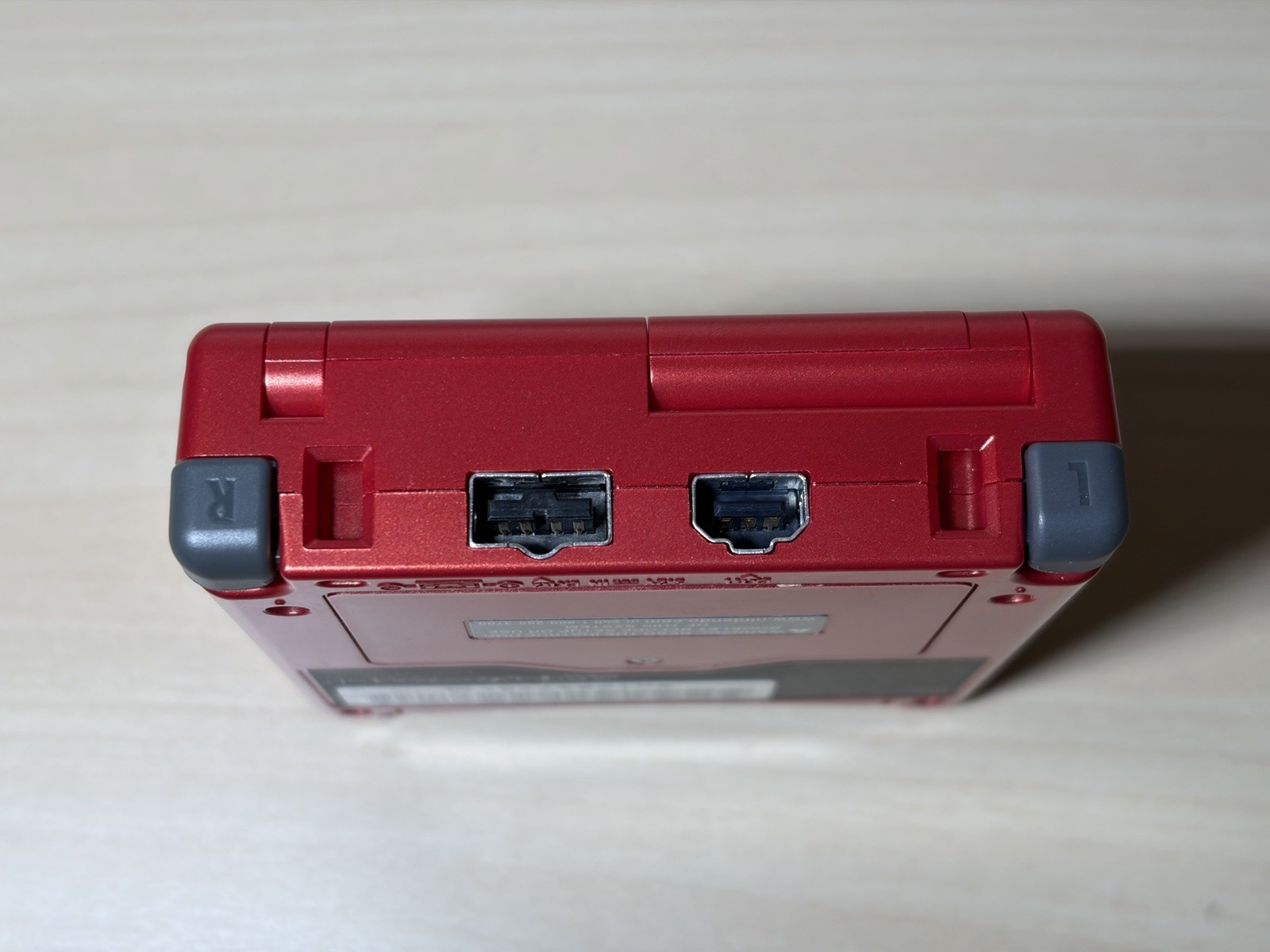 Nintendo GameBoy Advance GBA SP Flame Red Handheld Console Open Box
