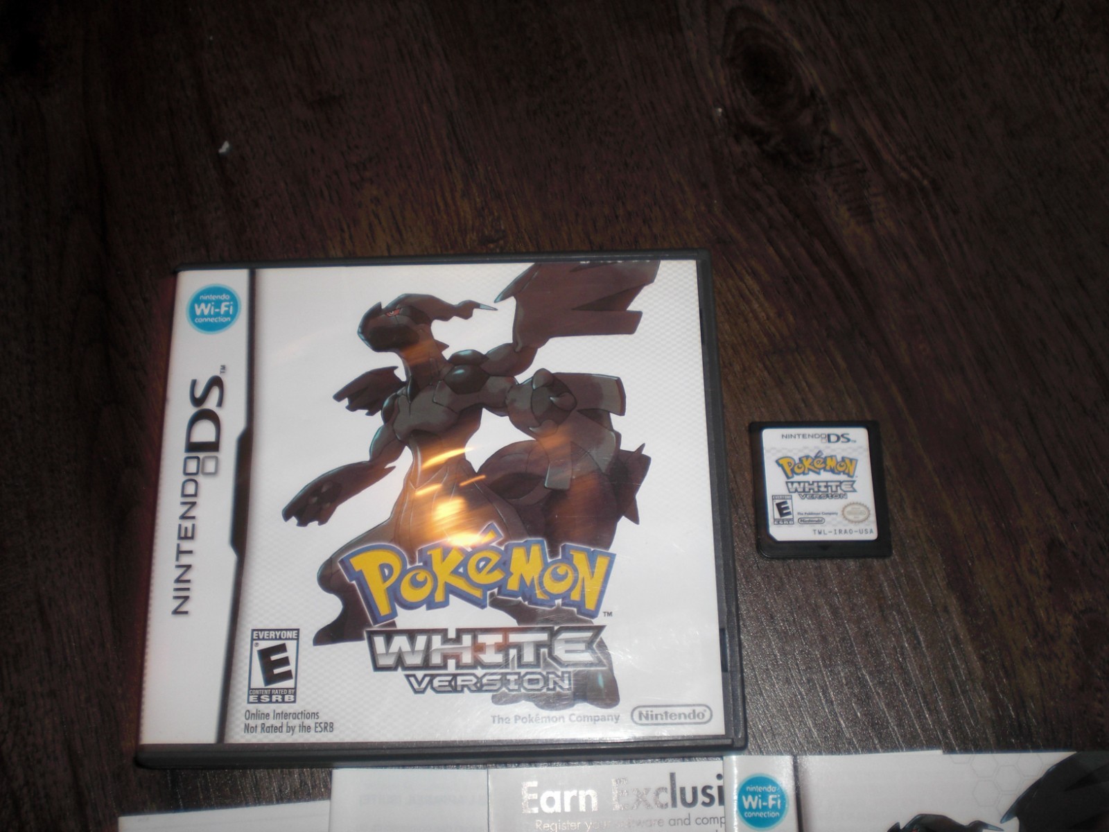 Pokemon White Version 1 AUTHENTIC GENUINE Nintendo DS 3DS 2DS XL COMPLETE CIB