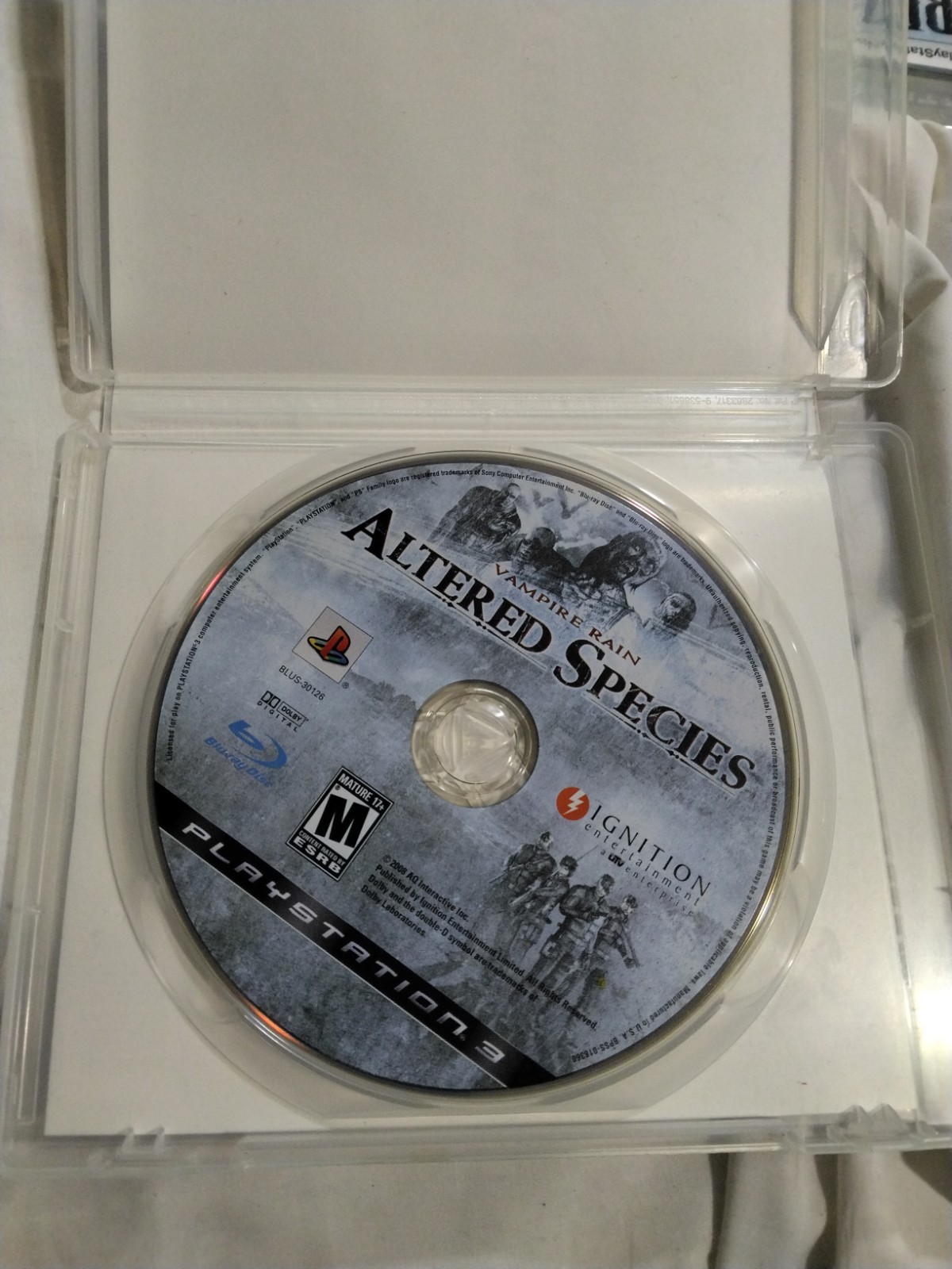 Vampire Rain: Altered Species PS3 PlayStation3