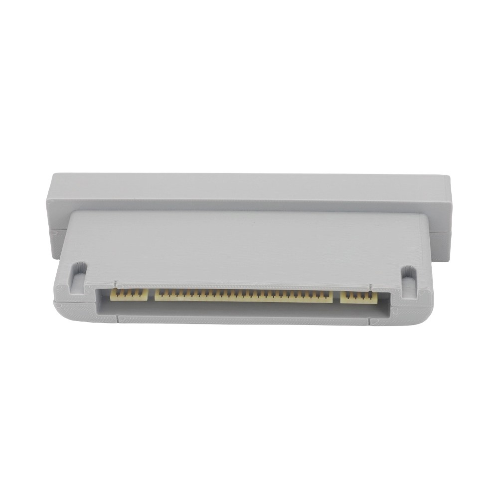 SFC ⇄ SNES Cartridge Adapter – For Super Nintendo & Super Famicom Plug-In Gray