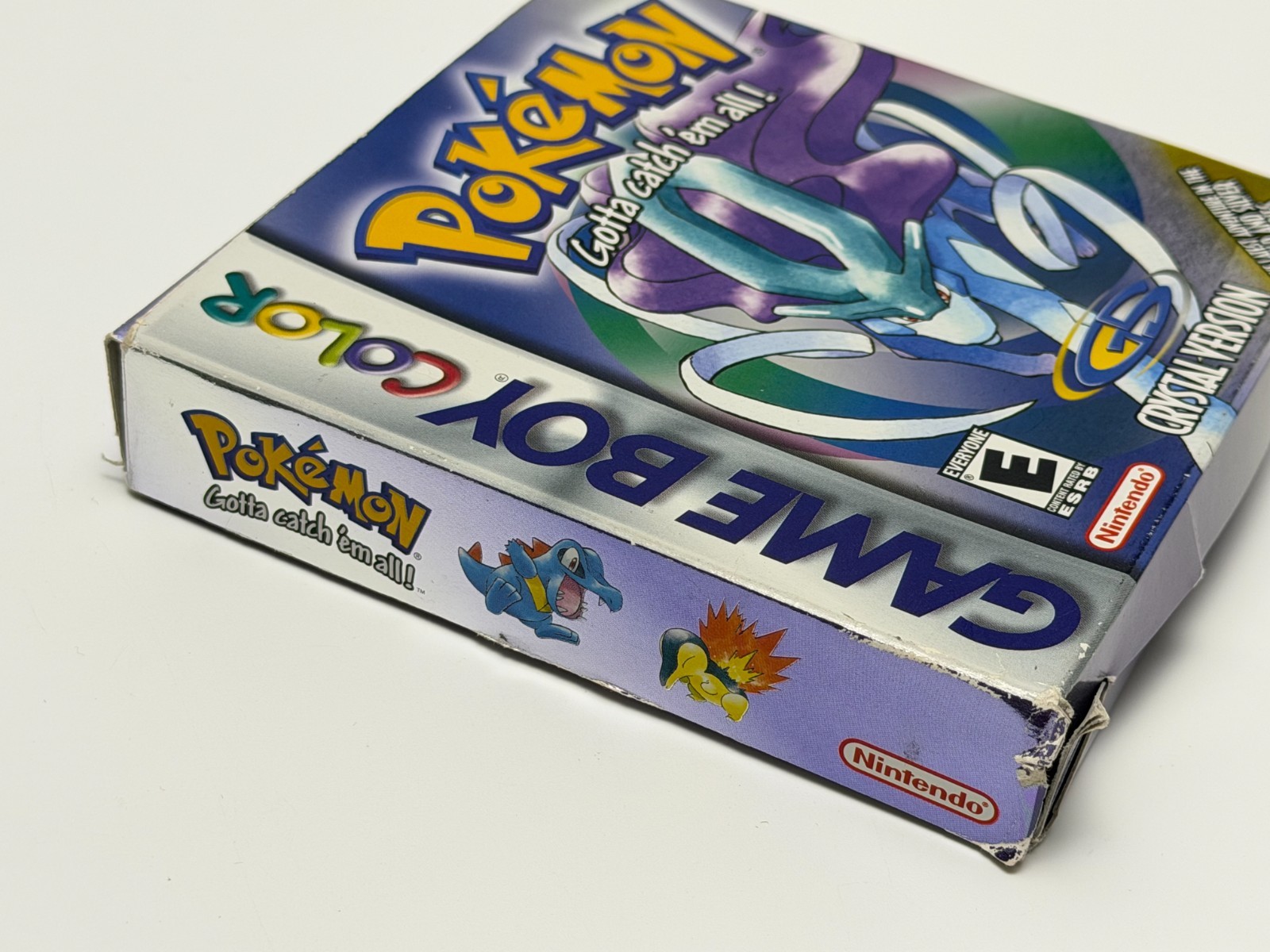 Pokemon Crystal Version (Nintendo Game Boy Color) Complete in se{ies ERROR Box