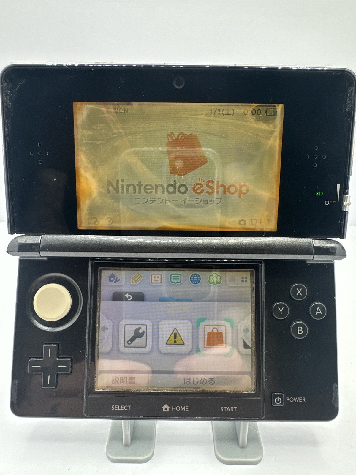 NINTENDO 3DS Black CTR-001(JPN) Working Parts Or Repair