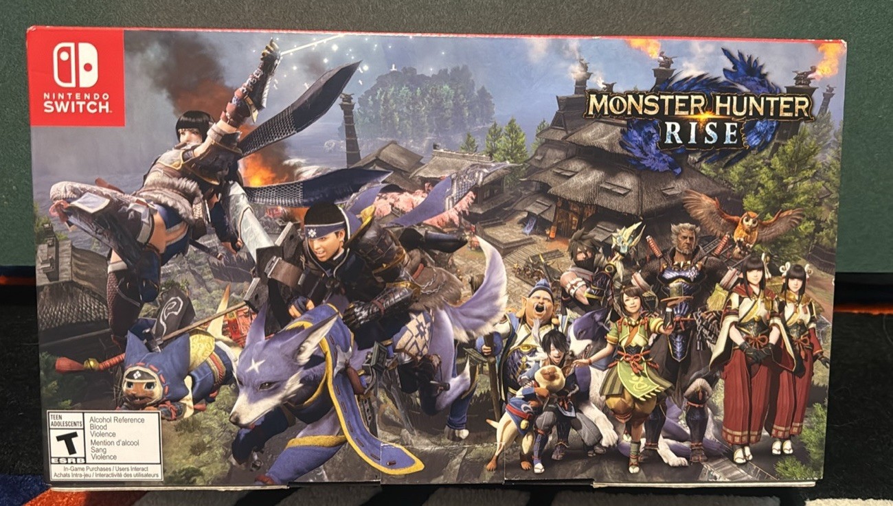 Nintendo Switch Monster Hunter Rise Special Edition Console (Game Not Included)