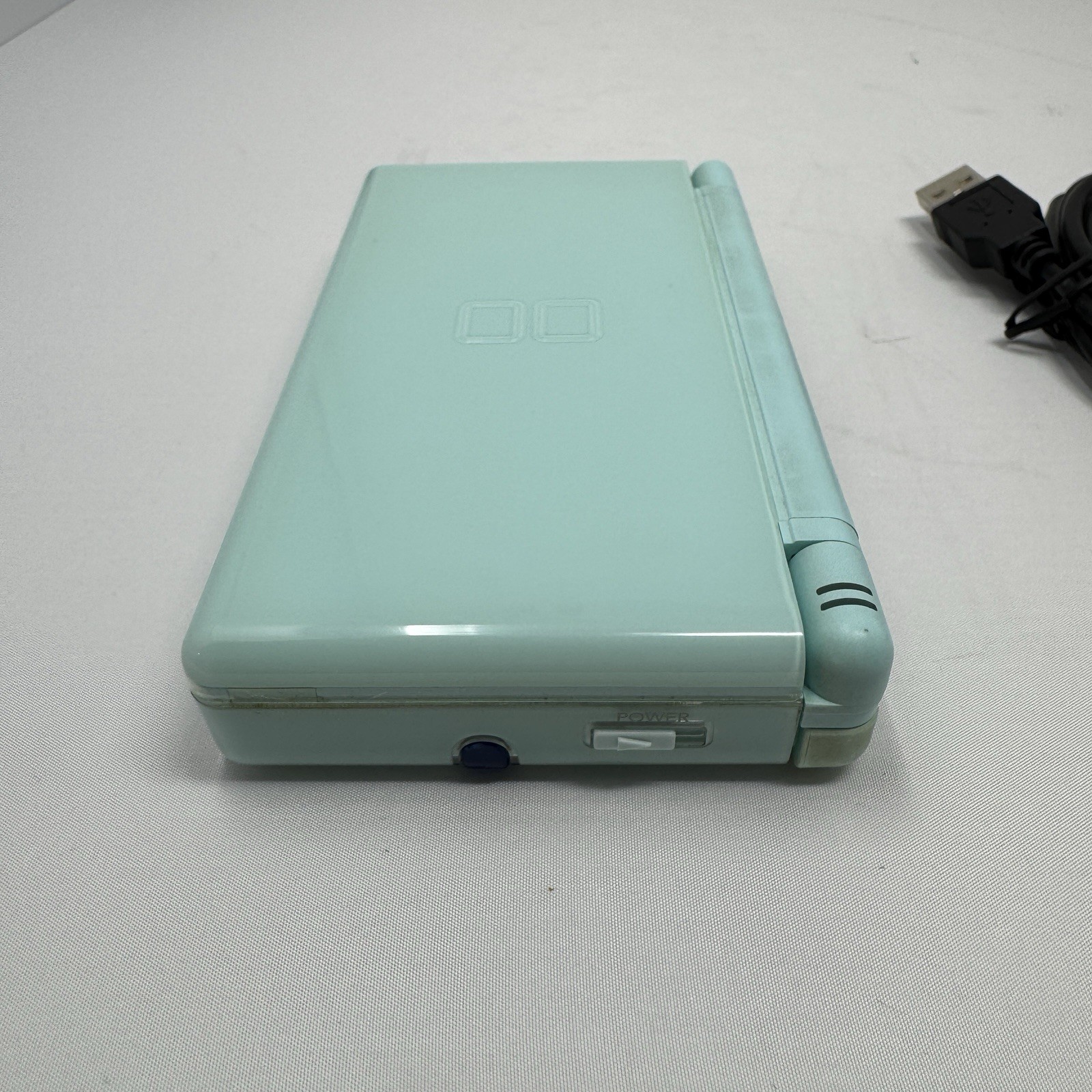 *AS IS* Nintendo DS Lite Light Blue Handheld System w/ Multi Cable Charge Cord