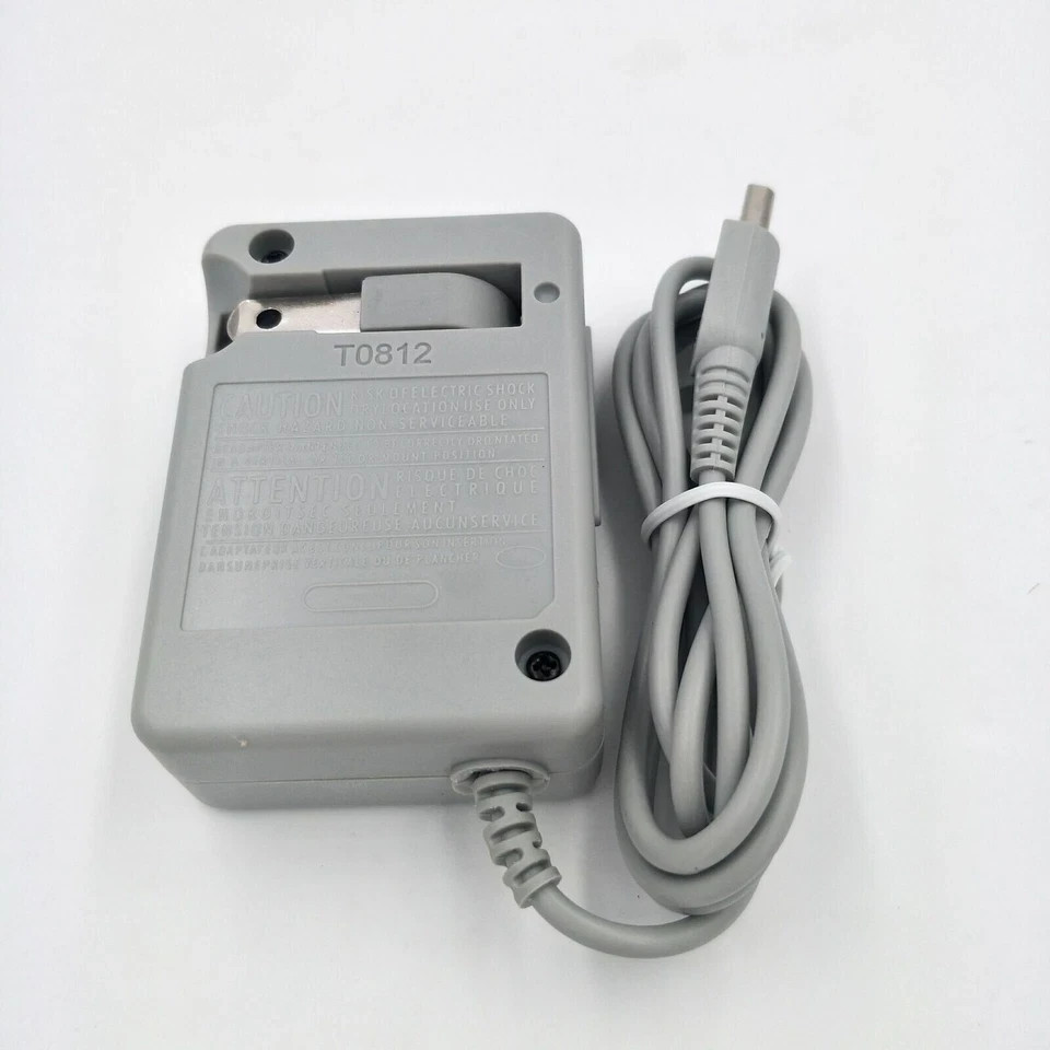 Nintendo WAP-002 Wall Charger for Nintendo DS/3DS/2DS XL – Gray