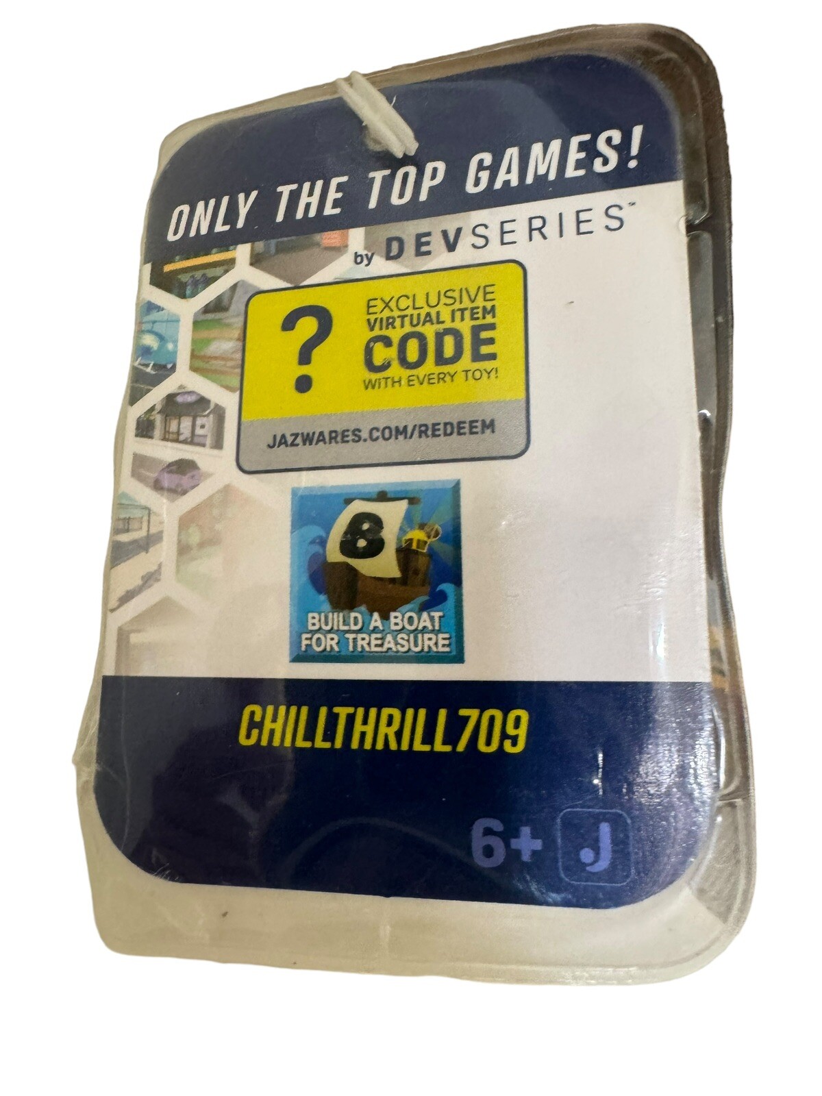 ROBLOX DevSeries Build A Boat For Treasure CHILLTHRILL709 8″ Plush w/ code