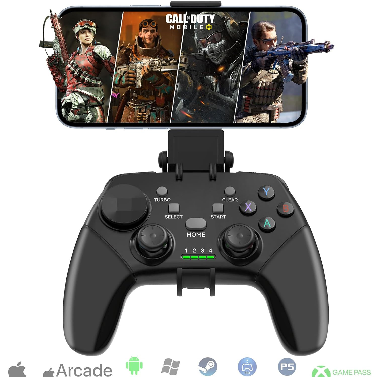 Wireless Mobile Gaming Controller Gamepad for Iphone/Android/Ipad/Pc/Switch/Ps4/