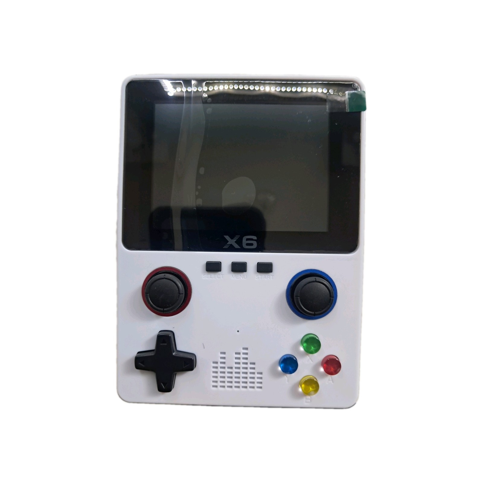 X6 Handheld Retro Game Console 4000+ Games 64GB 3.5″ IPS TV Out (White)