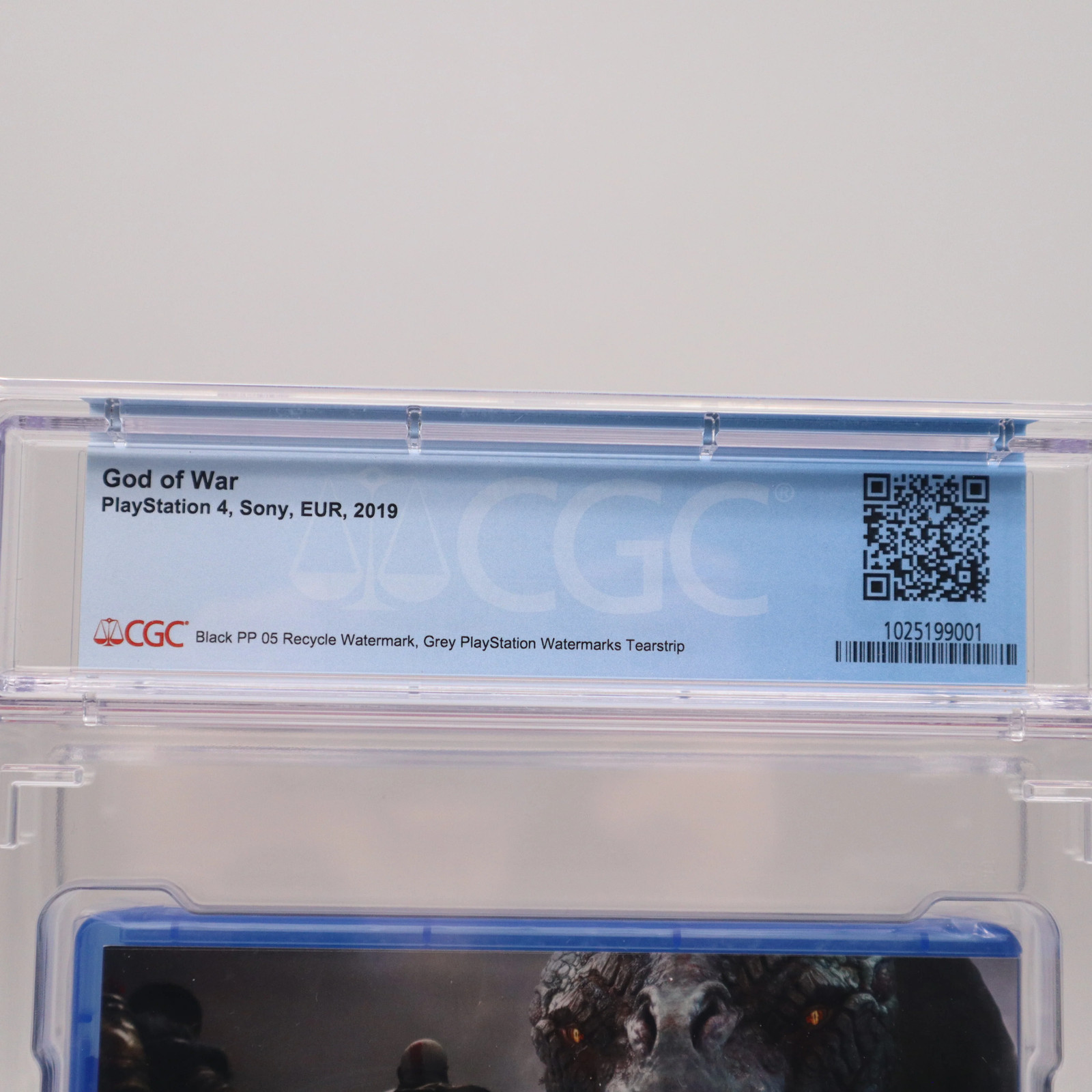 GOD OF WAR (AUSTRIA VARIANT) CGC GRADED 9.6 A++! NEW Sealed! (PS4 PlayStation 4)