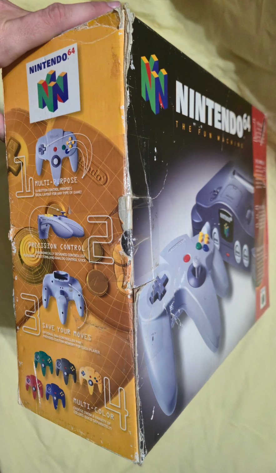 Nintendo 64 Console N64 Complete in Box CIB W/ Manual, Controller, Cables TESTED