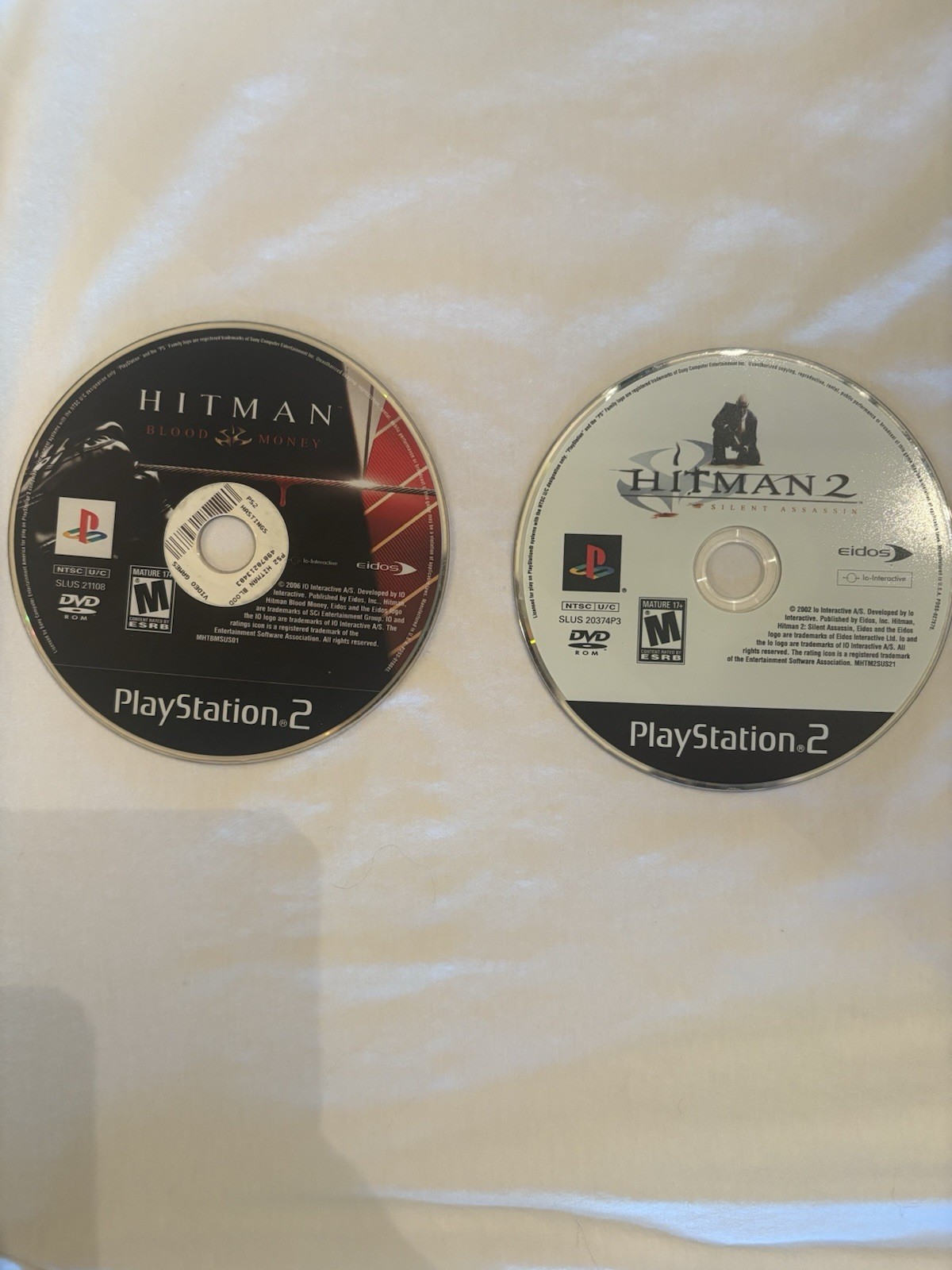 Hitman PS2 Package (Hitman 2, Hitman Blood Money)