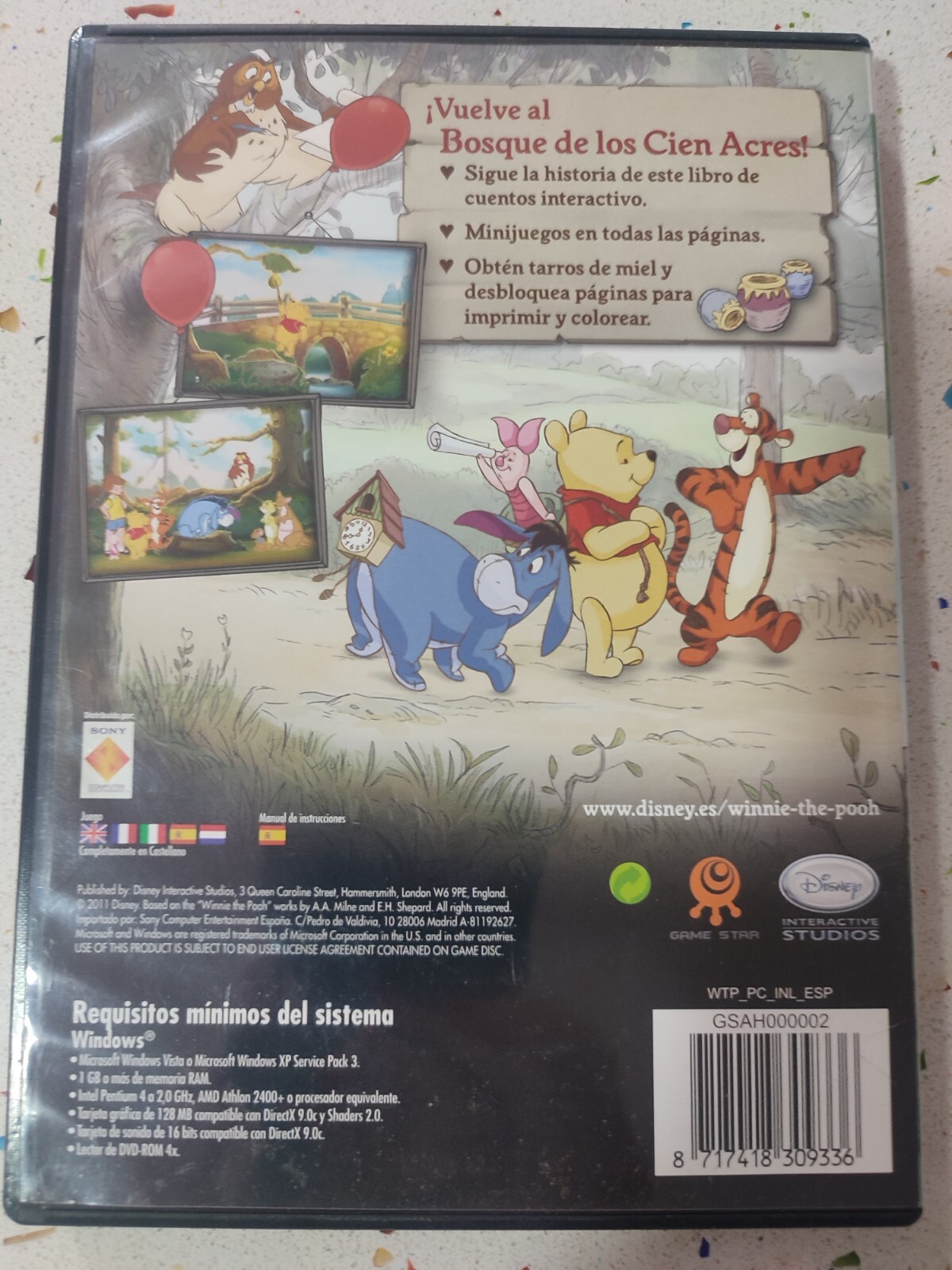 Winnie The Pooh PC Game DVD Disney The Video Game – Multiple Languages