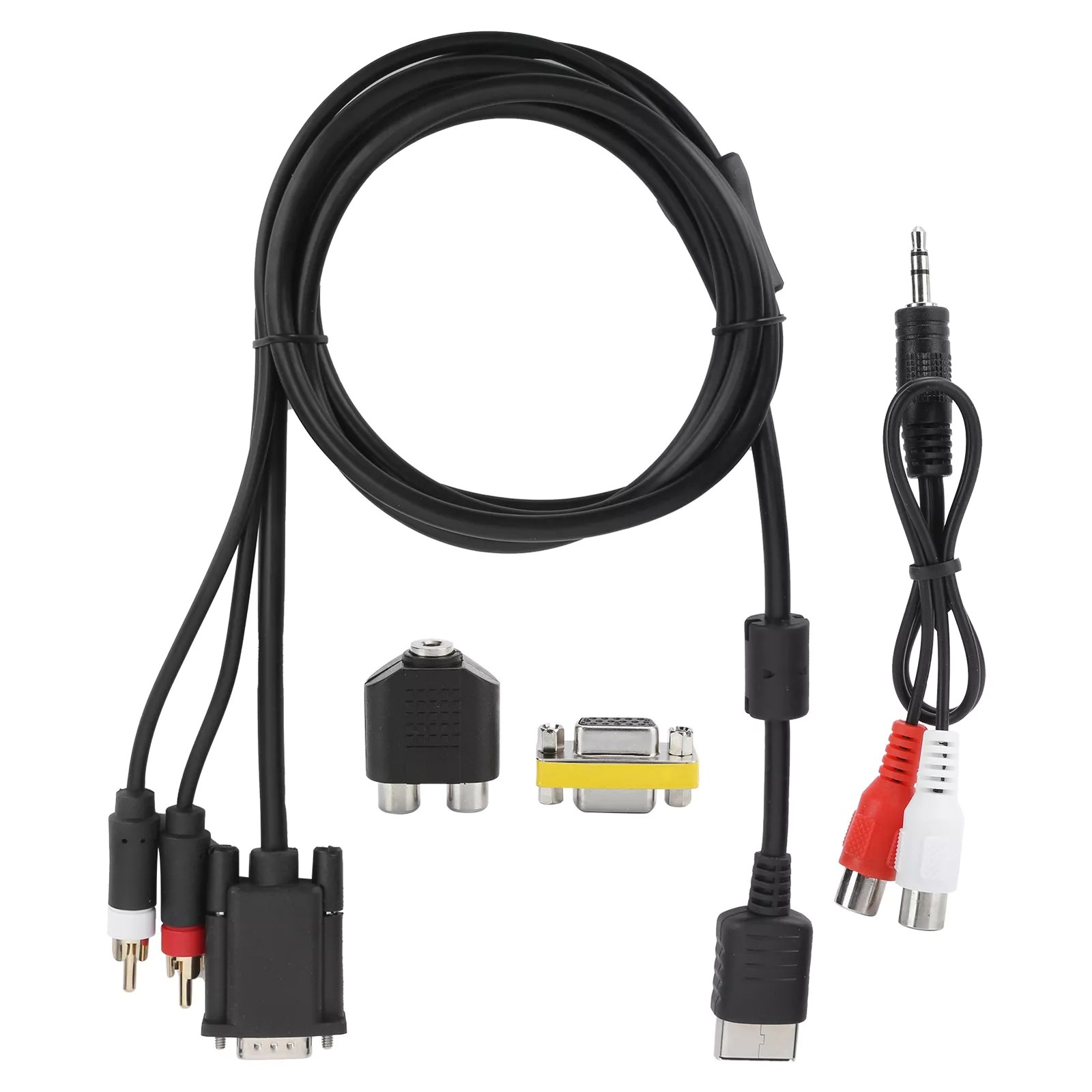 1set For Dream-cast DC VGA Cable W/Adapter Support CRT/LCD Monitor LCD TV