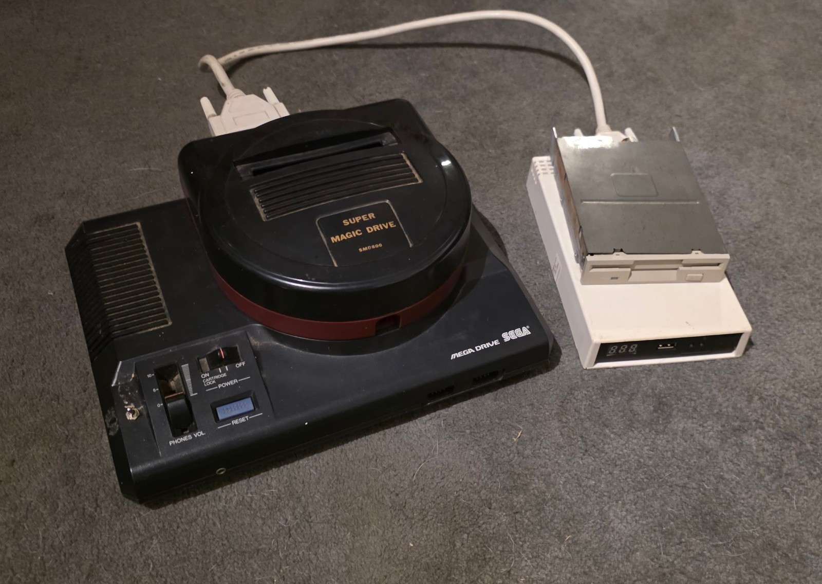 Super Magic Drive Sega Megadrive 24MBIT FRONT FAREAST TAIWAN