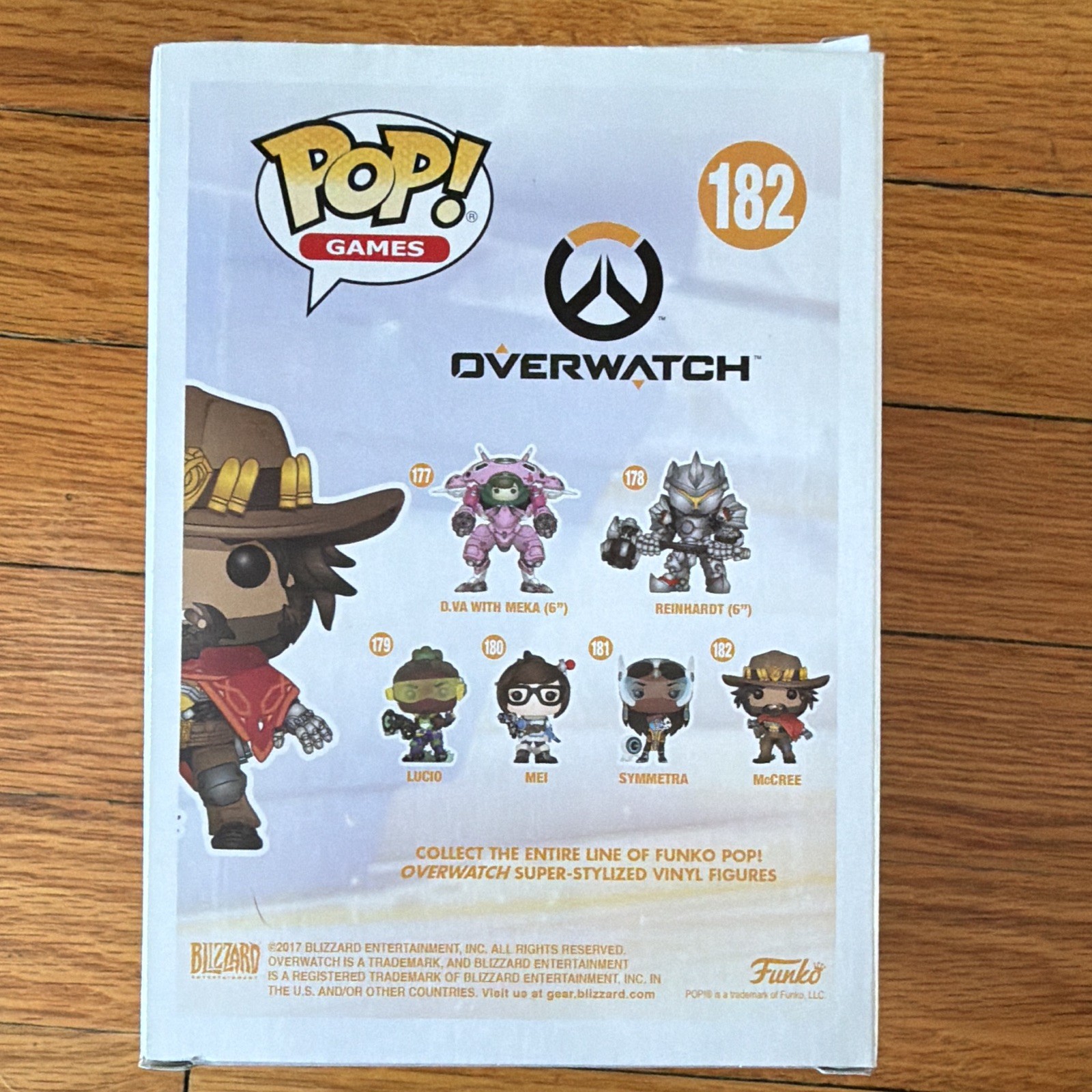 Funko Pop! Games Overwatch McCree Vinyl Figure #182 2017 MPN DRM170309