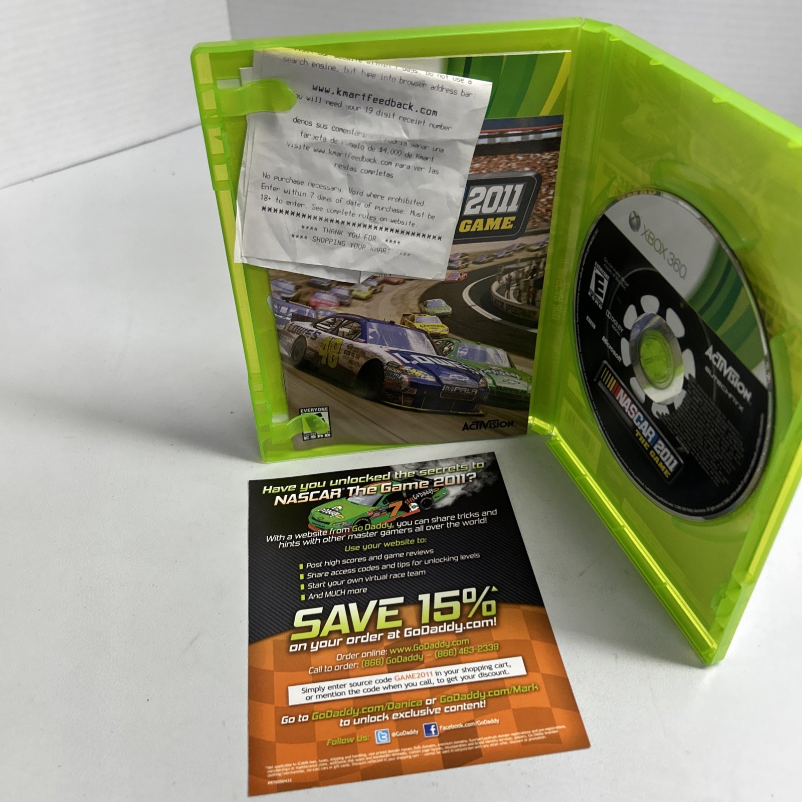 NASCAR The Game 2011 (Microsoft Xbox 360, 2011)