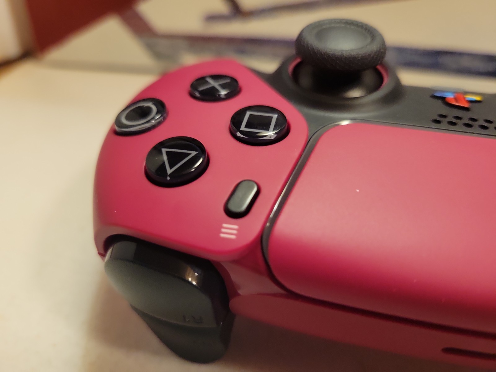 TMR Analogs Custom Cosmic Red Ps5 Sony DualSense Wireless Controller