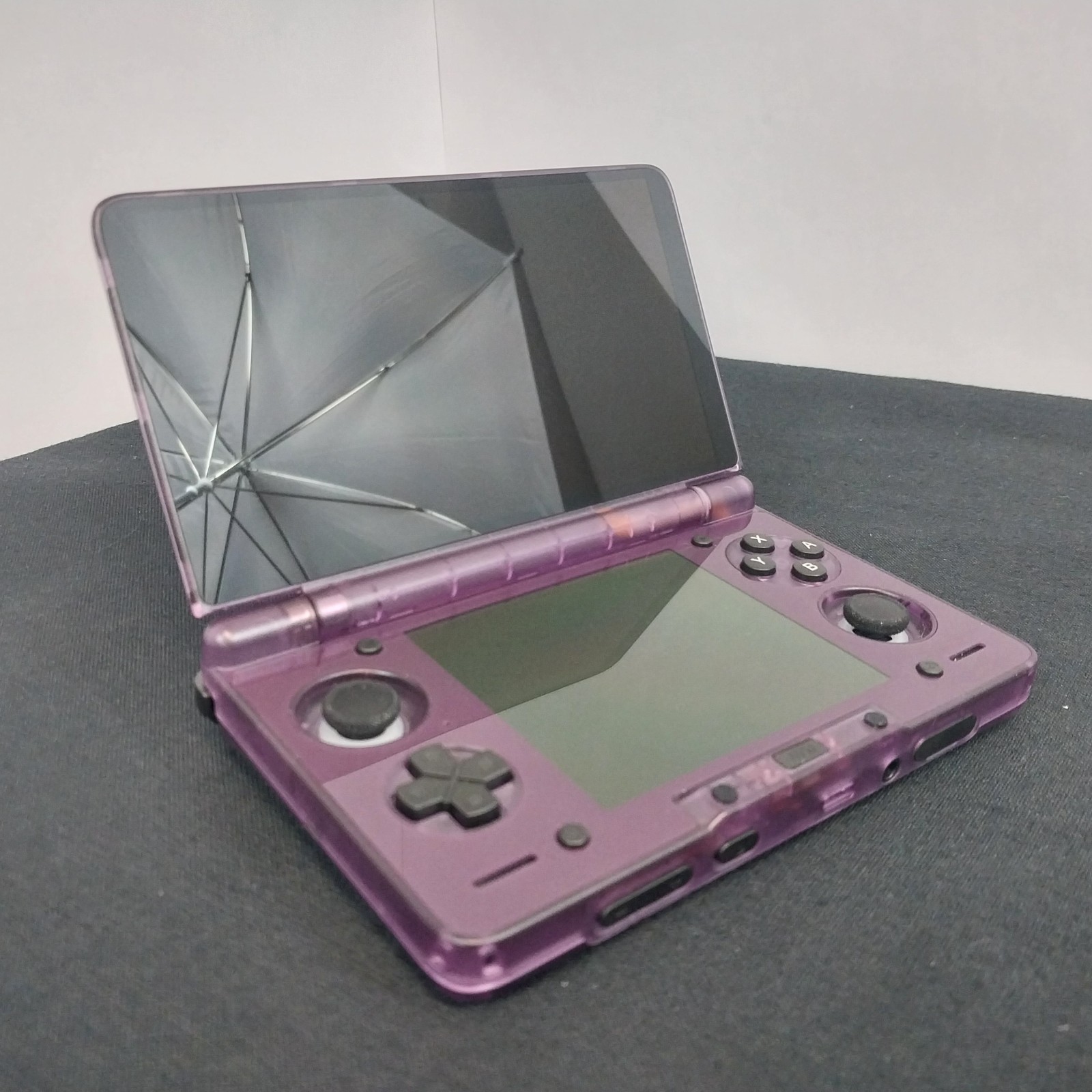 AYN Thor Pro 12 256 GB Clear Purple with TPU Grip and Shell