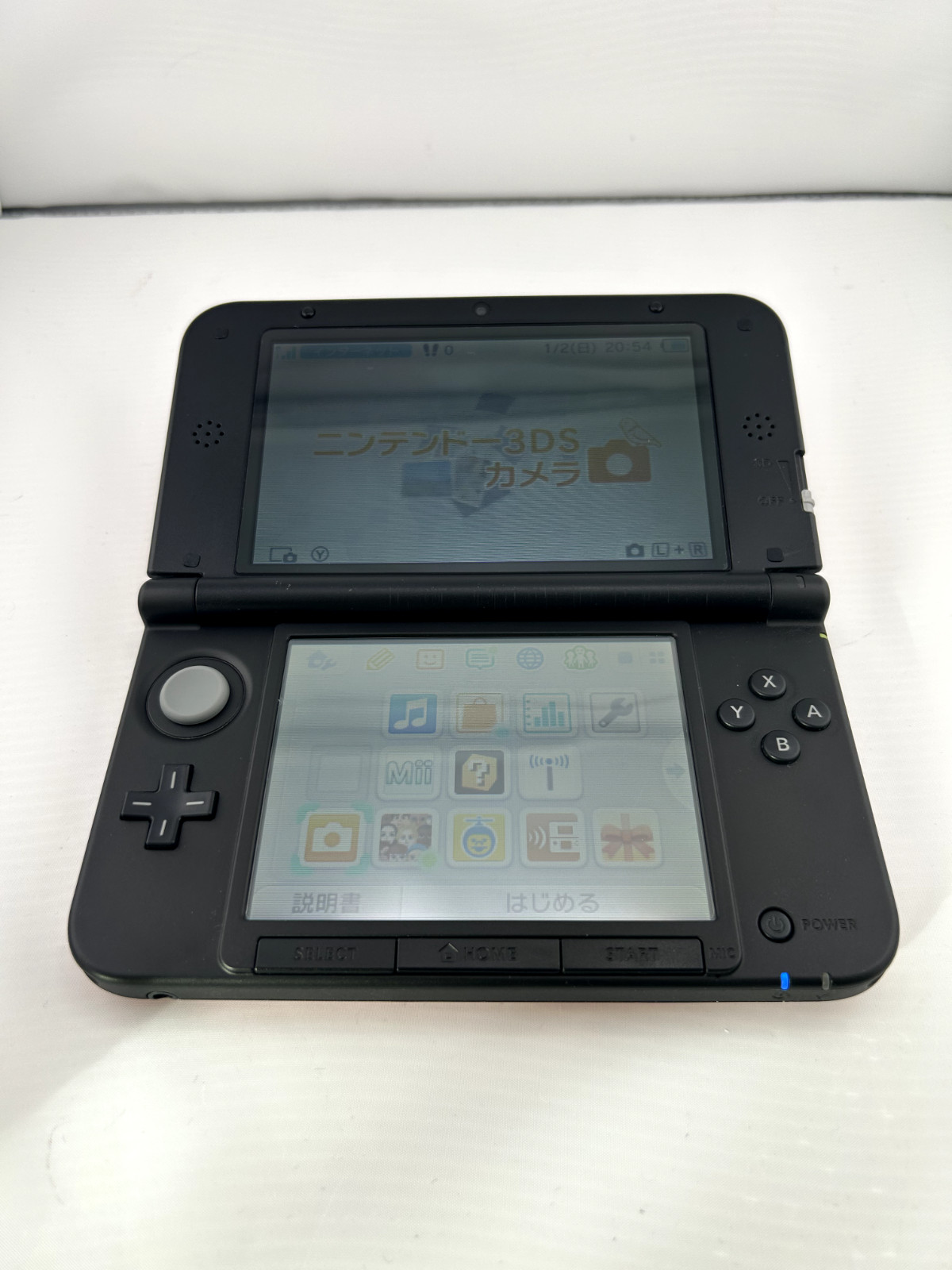 [A-rank] Nintendo 3DS LL XL console Black with Charger/Stylus