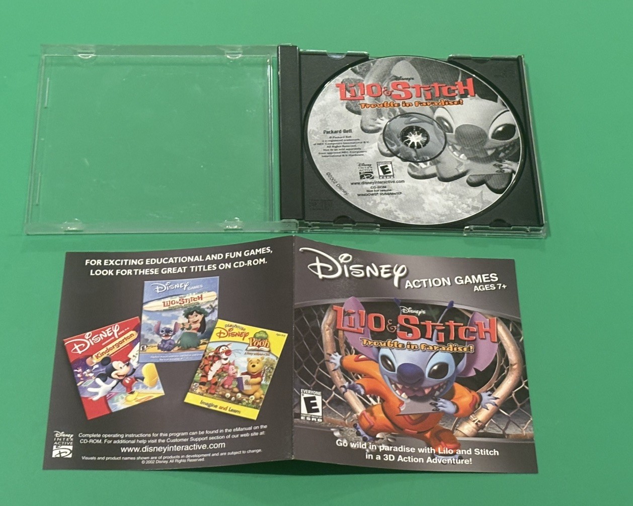 Disney’s Lilo & Stitch Trouble In Paradise PC 2002 PACKARD BELL OEM PROMO