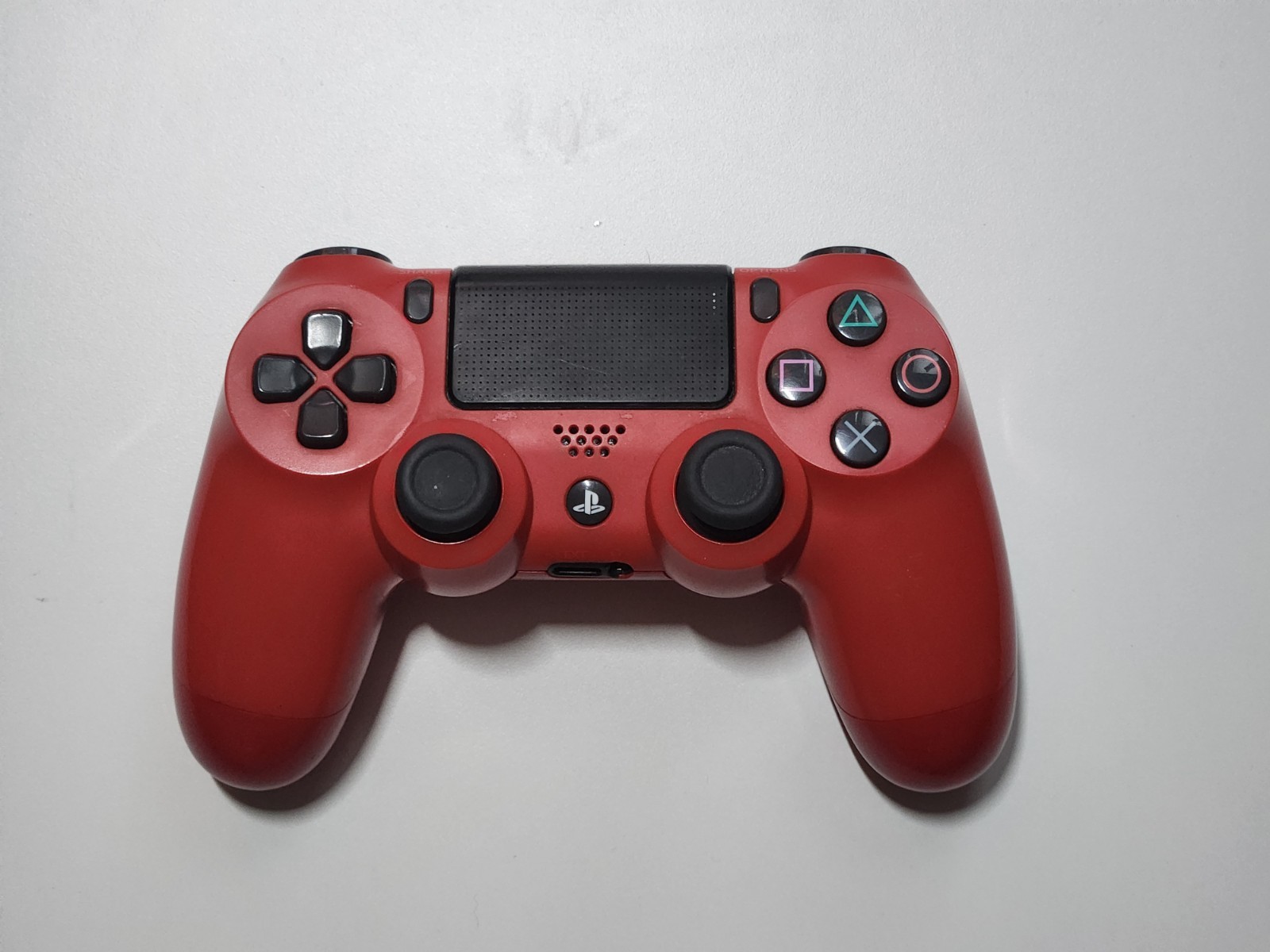 Sony OEM DualShock 4 Wireless PS4 Controller – Magma Red