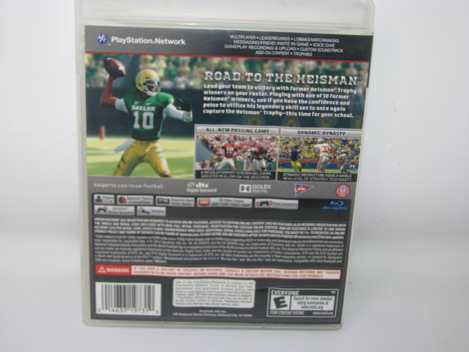 NCAA Football 13 (Sony PlayStation 3 PS3, 2012) CIB Complete w/ Manual Tested
