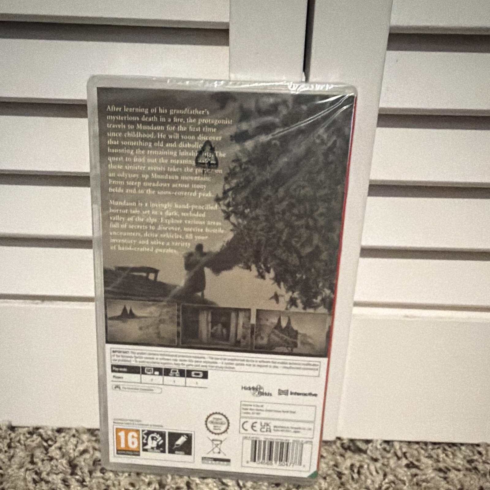 Super Rare Mundaun Nintendo Switch Video Game PEGI 16 PAL Region Code
