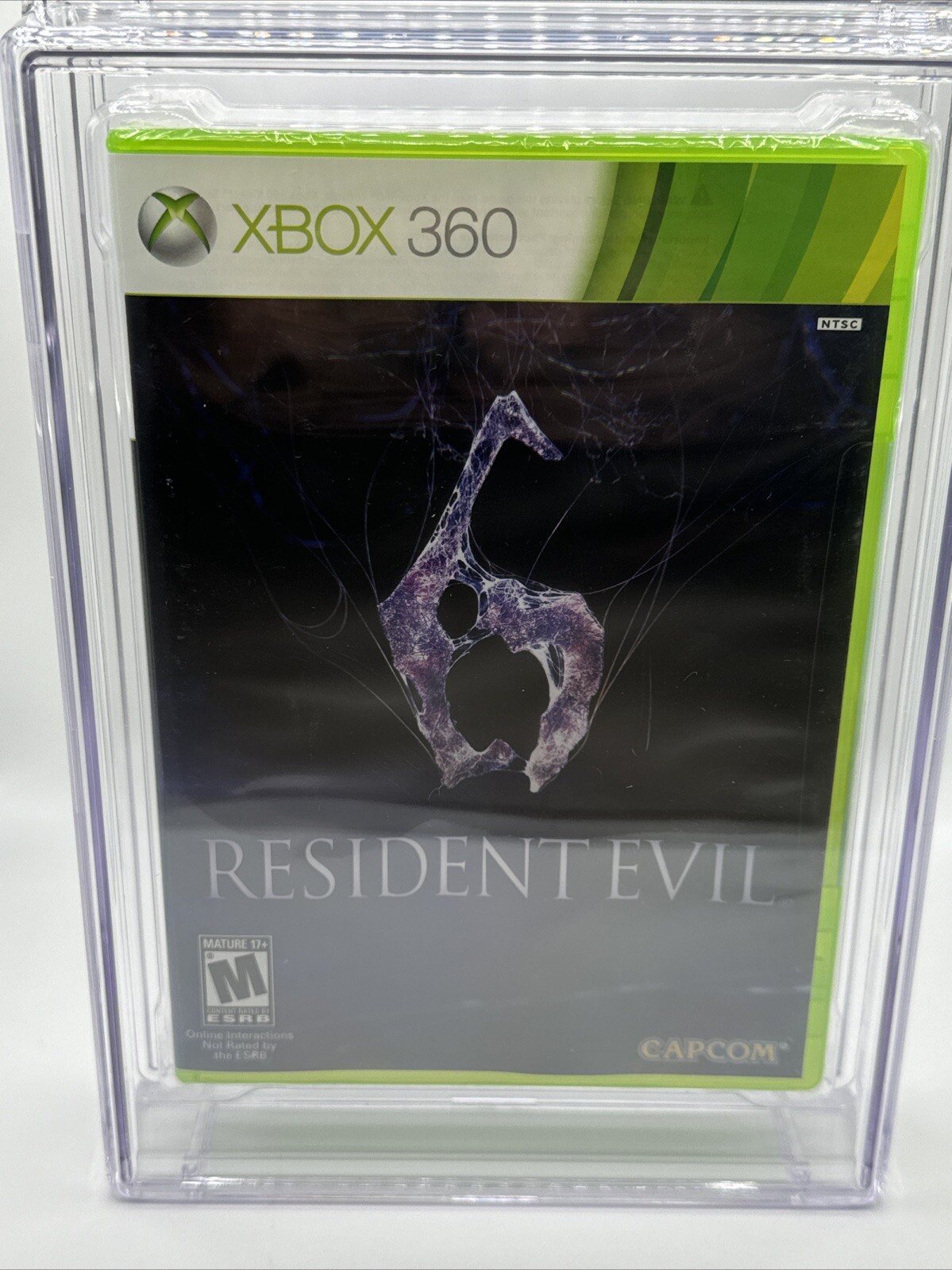 Resident Evil 6 Microsoft Xbox 360 2012 Sealed CGC Graded PERFECT 10 A++