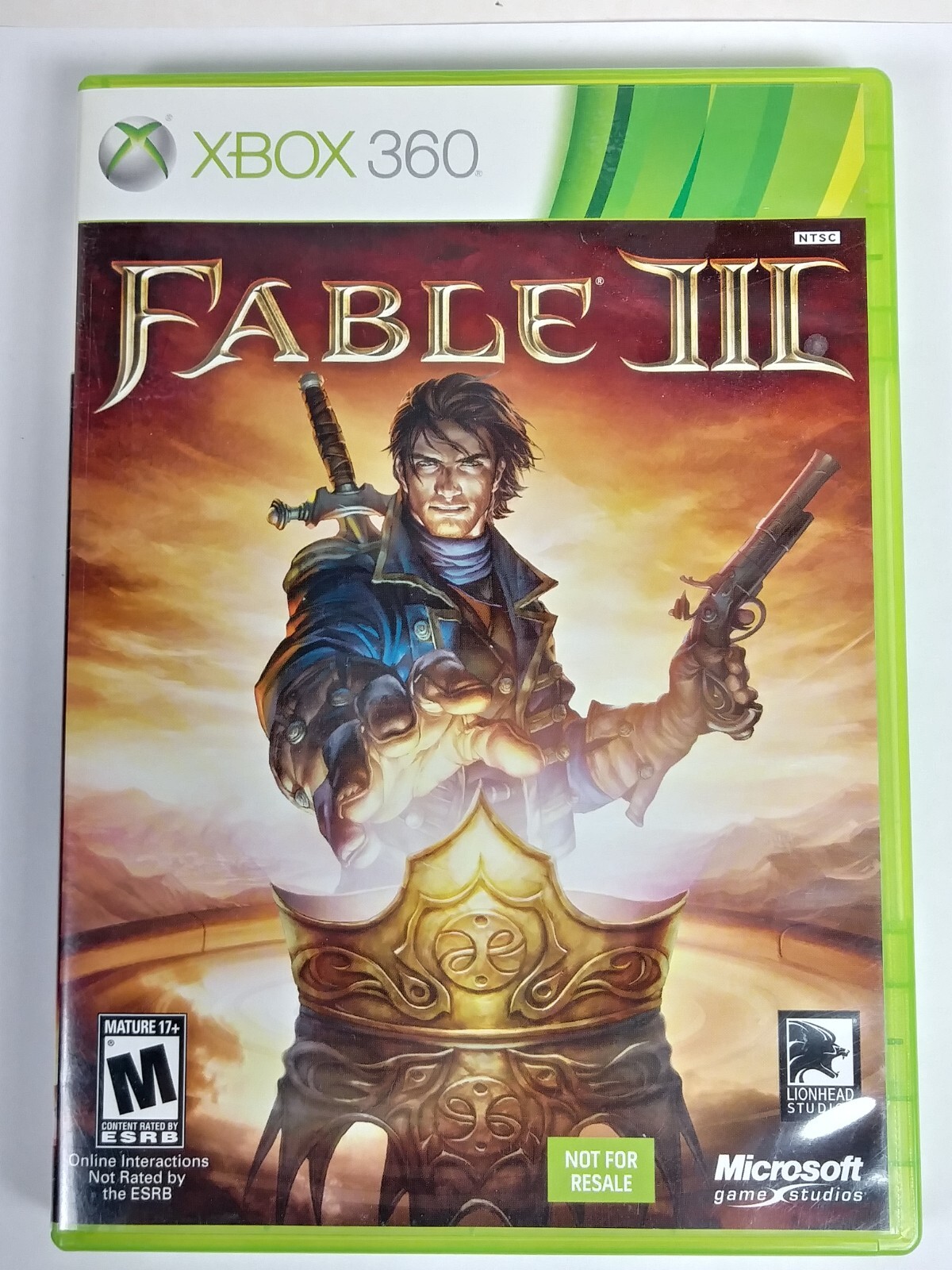 Fable III Fable 3 Xbox 360 2010 Action Role Playing RPG CIB Complete w/ Manual