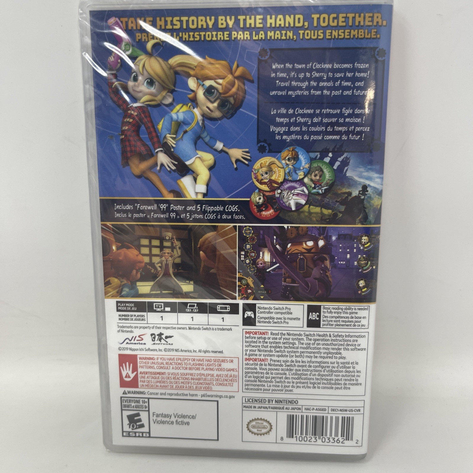 Destiny Connect -Tick Tock Travelers- (Time Capsule Edition) (Switch) BRAND NEW