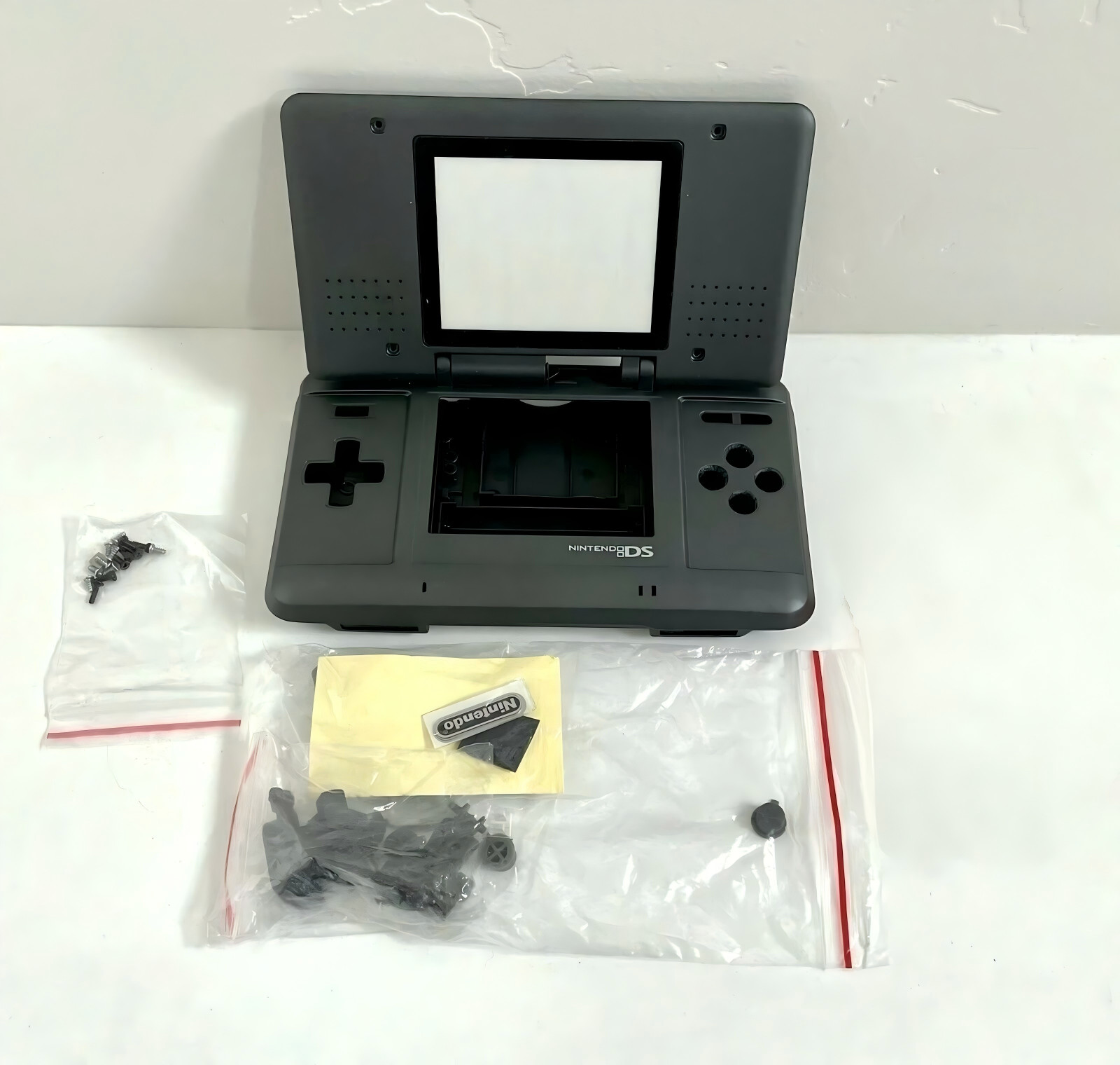 Shell Housing for Original Nintendo DS Replacement Screen Tools Gray Black Grey