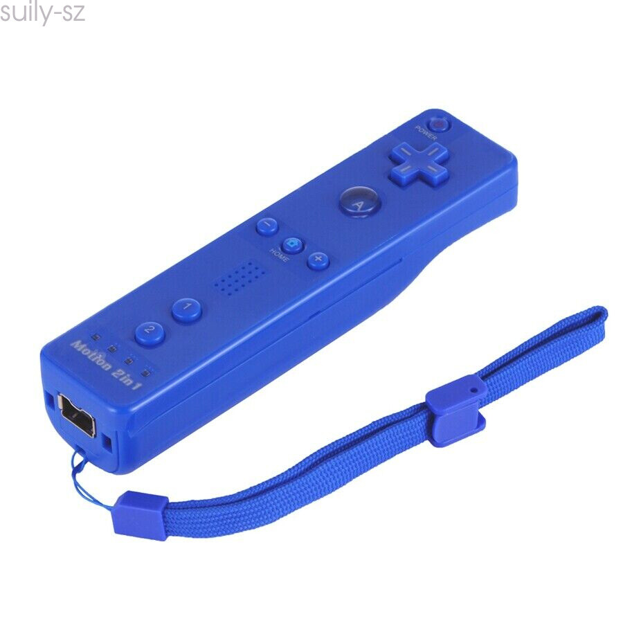 2in1 Motion Plus Remote and Nunchuck Controllers for Wii & Wii U Wiimote 4Pack