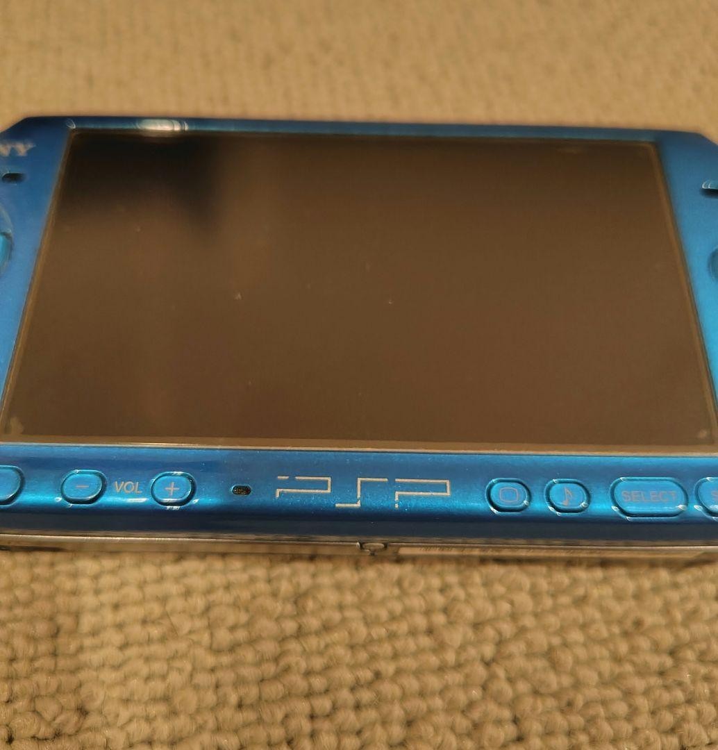 Excellent Sony PSP-3000 Vibrant Blue Console w/ Charger