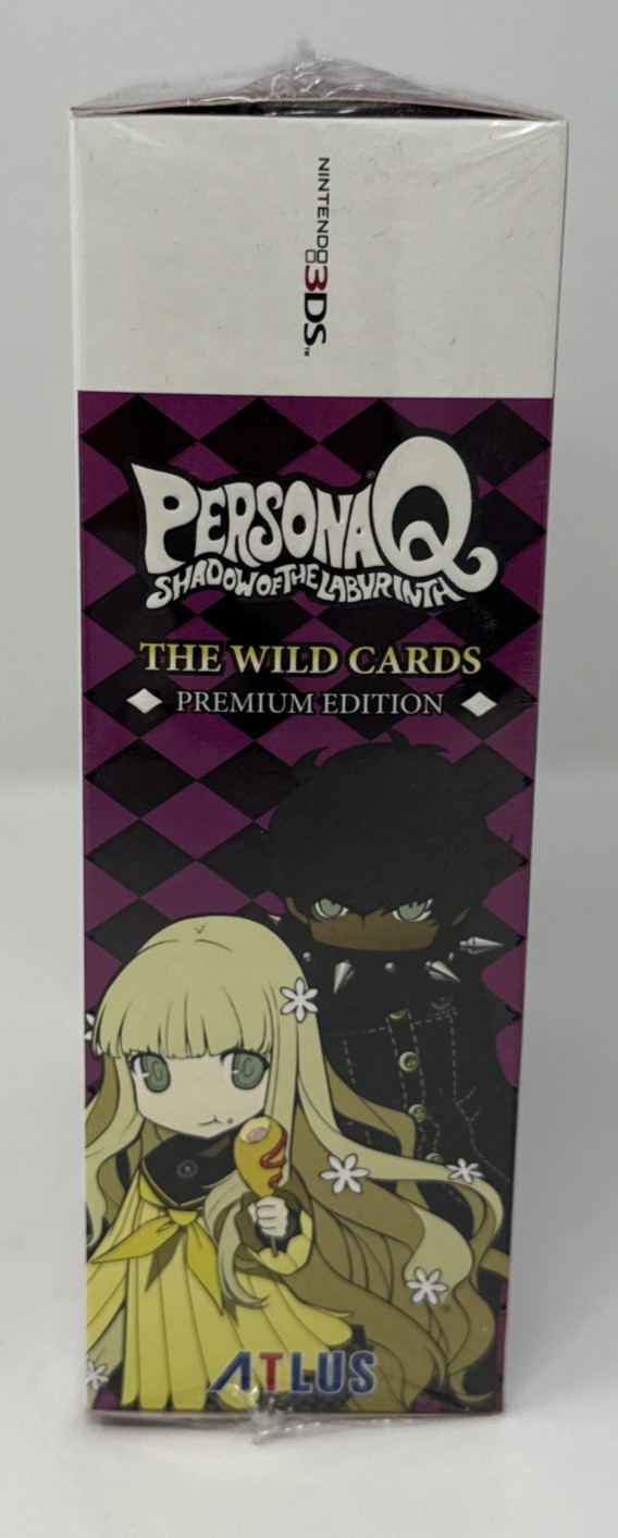 Persona Q Wild Cards Premium Edition Sealed 3DS Atlus Persona 3 4 Crossover