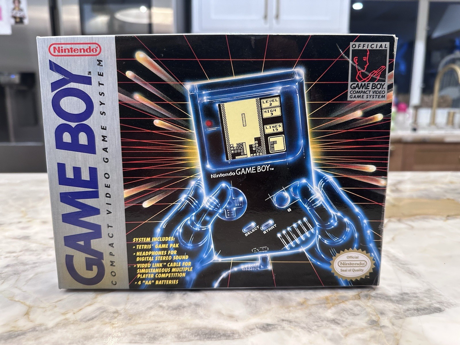 Nintendo Game Boy DMG-01 Console System Complete In Box CIB 1989